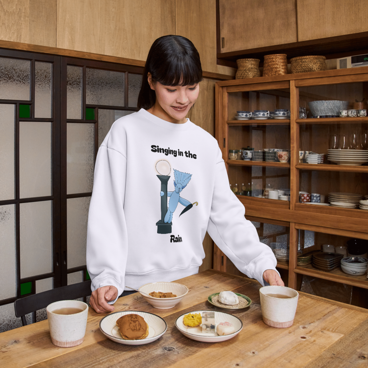 Singing in the Rain Heavy Blend™ Crewneck Sweatshirt 