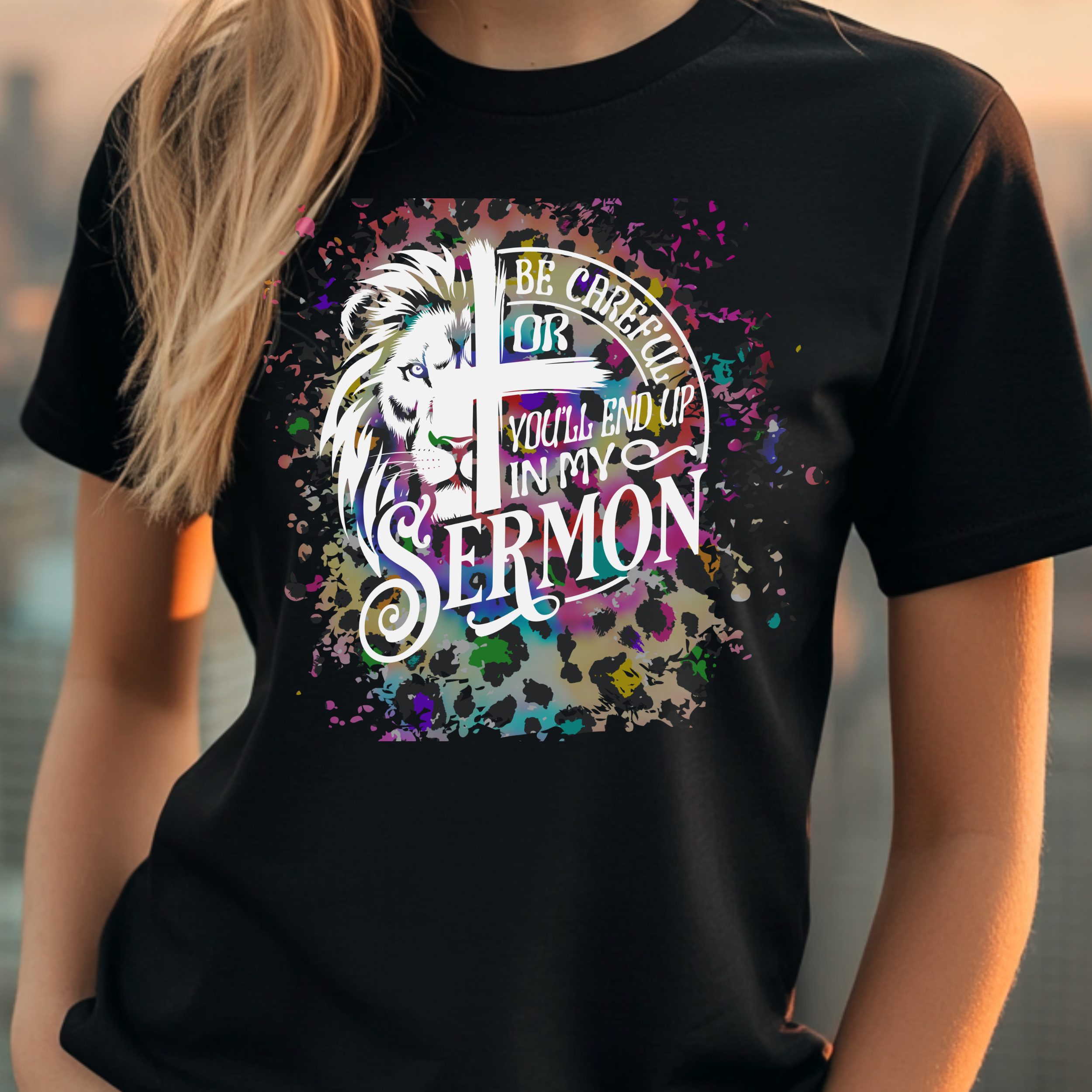 Colorful Faith Inspired Unisex Tee, Christianity Shirt,