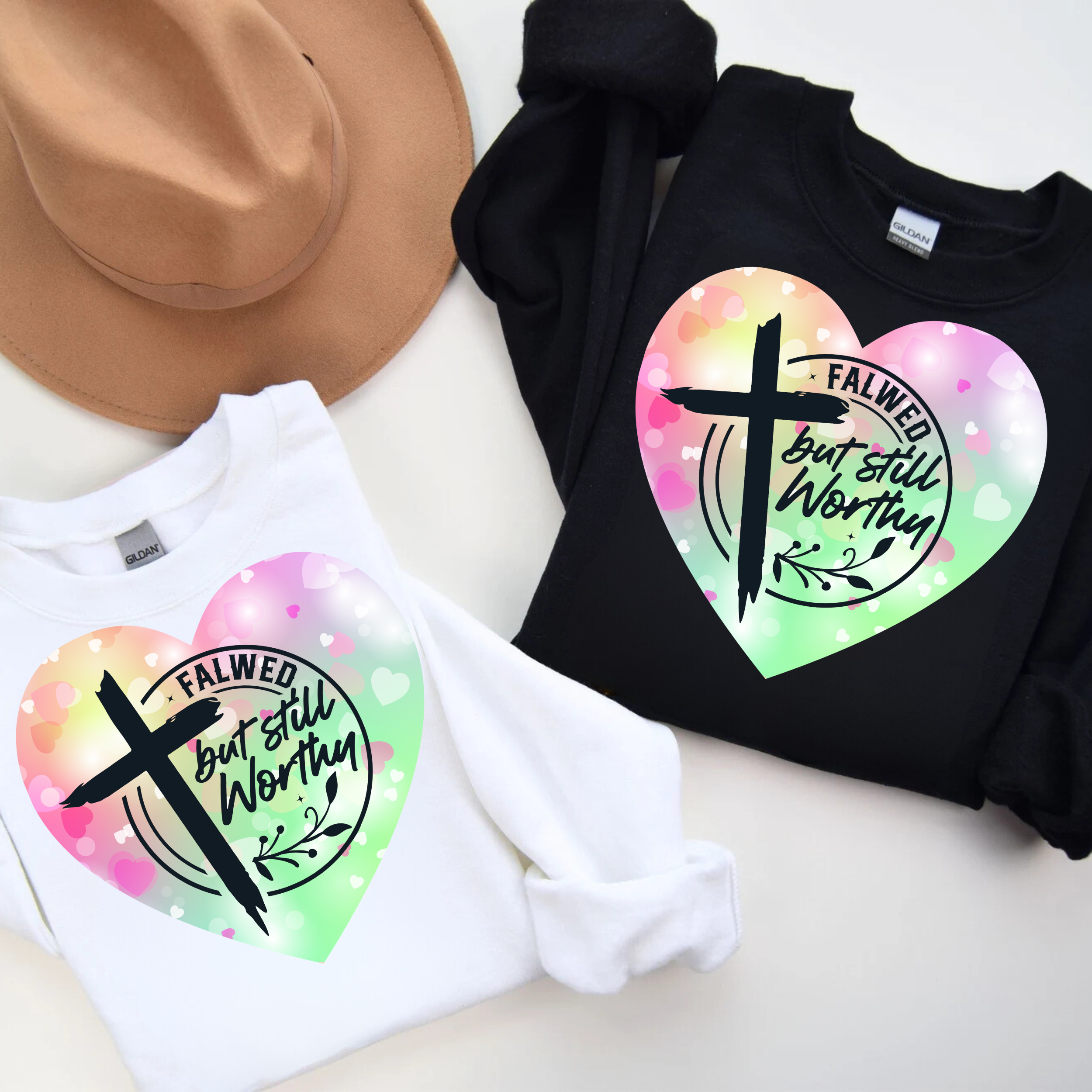 Faith-Inspired Heart T-Shirt,  product thumbnail image