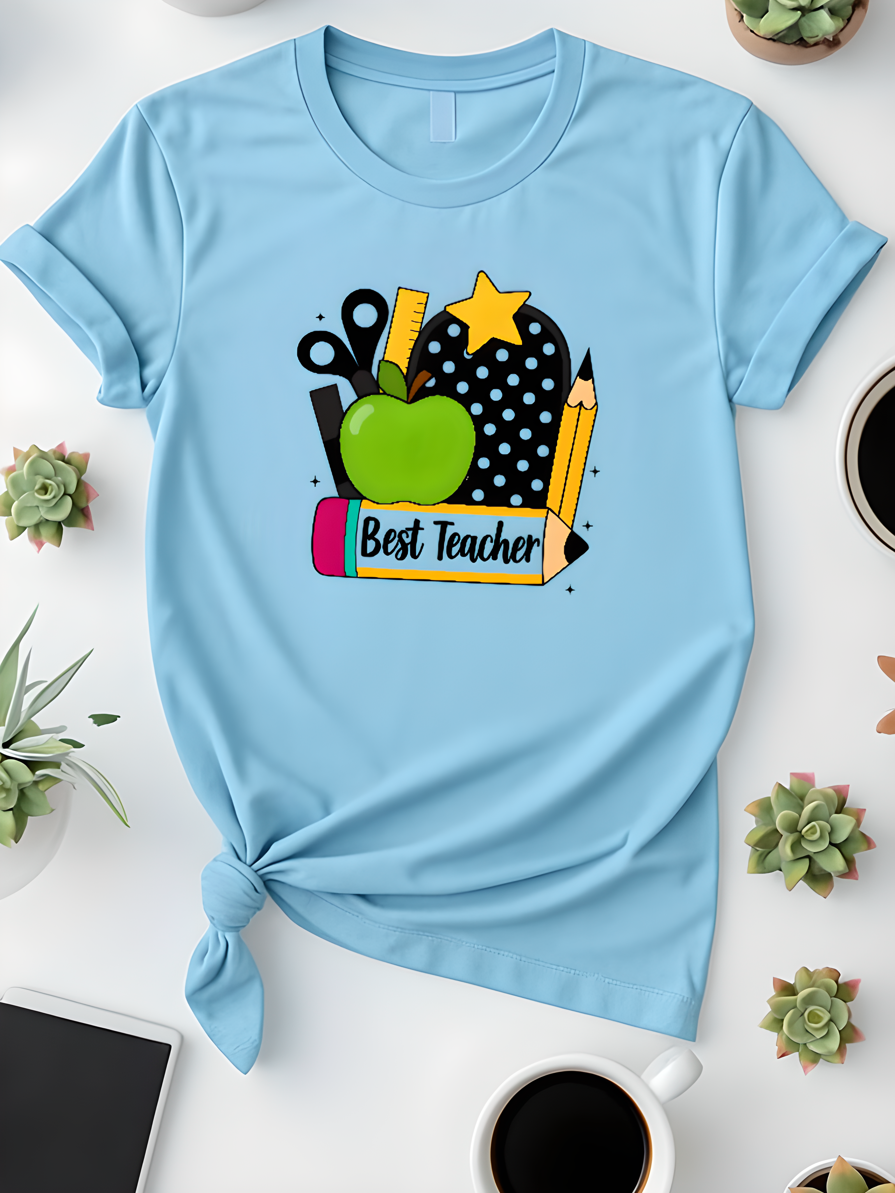 Best Teacher Unisex Softstyle T-Shirt | Gift for Educators, Teacher Appreciation, Back to School, Casual Wear, Fun Classroom Apparel product thumbnail image Best Teacher Unisex Softstyle T-Shirt | Gift for Educators, Teacher Appreciation, Back to School, Casual Wear, Fun Classroom Apparel product thumbnail image