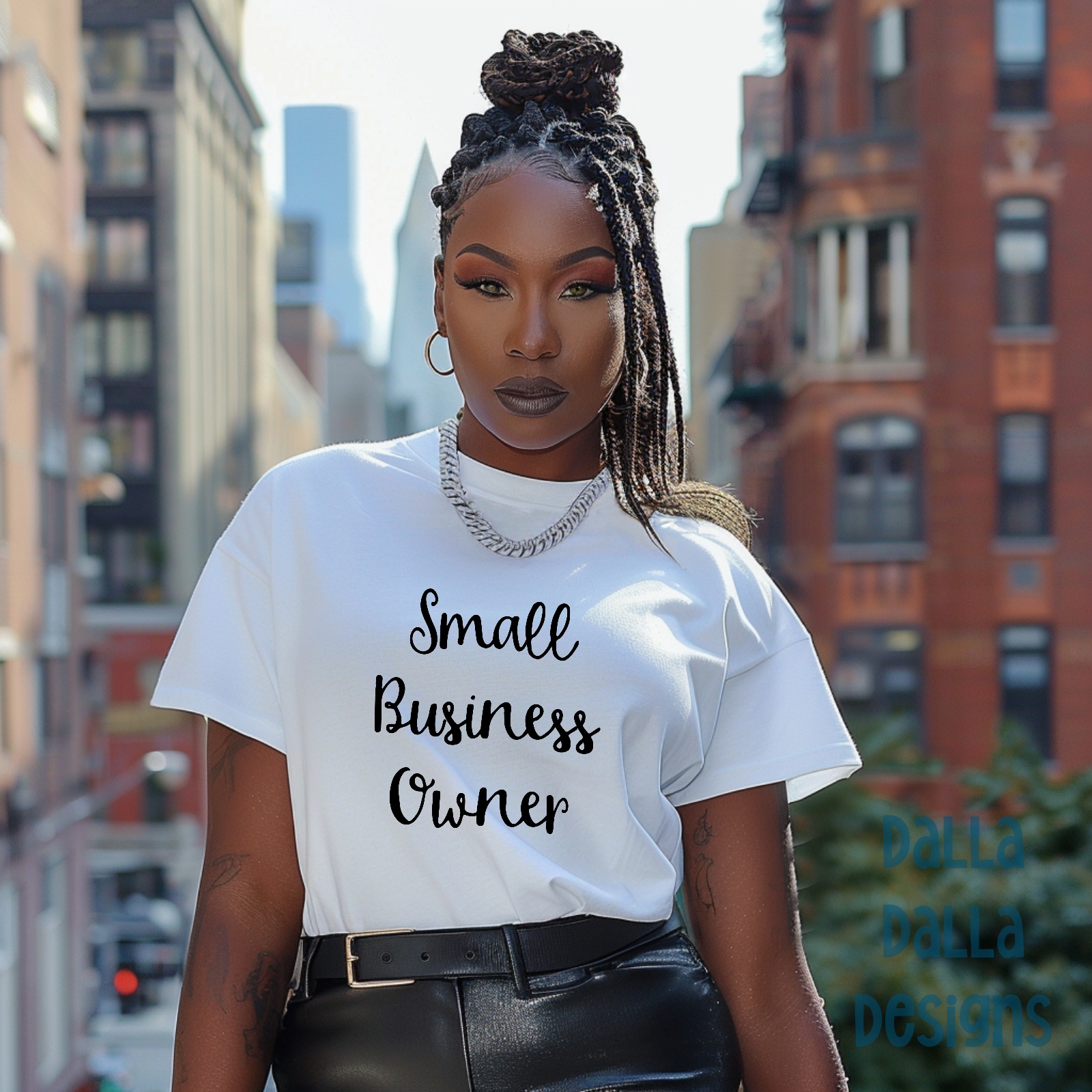 Small Business Owner T-Shirt – Empowering Hustler Tee| Perfect Gift for Entrepreneurs | Motivational Apparel | Business Owner Shirt product thumbnail image Small Business Owner T-Shirt – Empowering Hustler Tee| Perfect Gift for Entrepreneurs | Motivational Apparel | Business Owner Shirt product thumbnail image