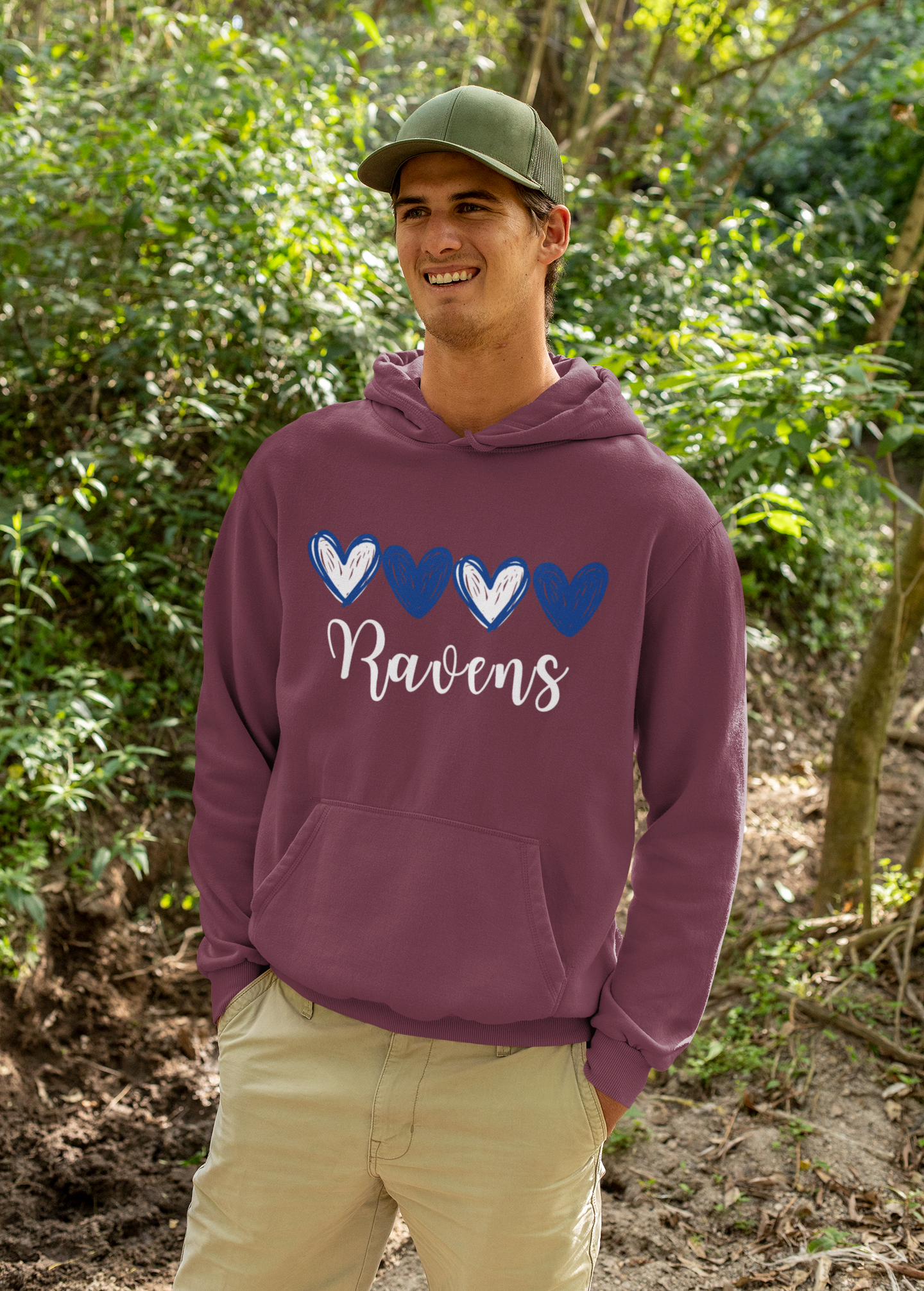 Ravens Heart Hoodie - RMS 3 colors product thumbnail image