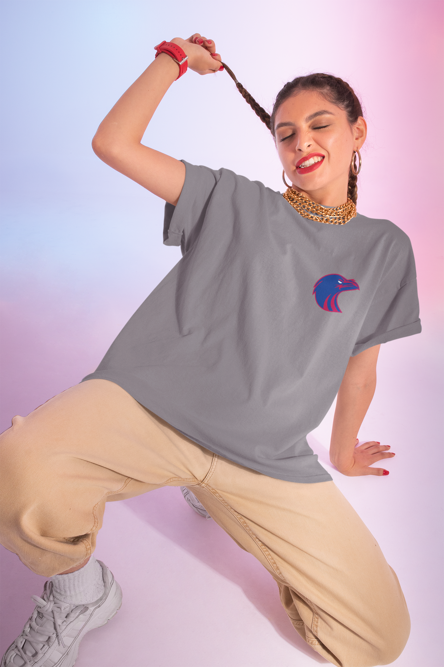 Ravens vs. All Y'all Spirit T-Shirt - Rice Middle School - 3 color Choices product thumbnail image