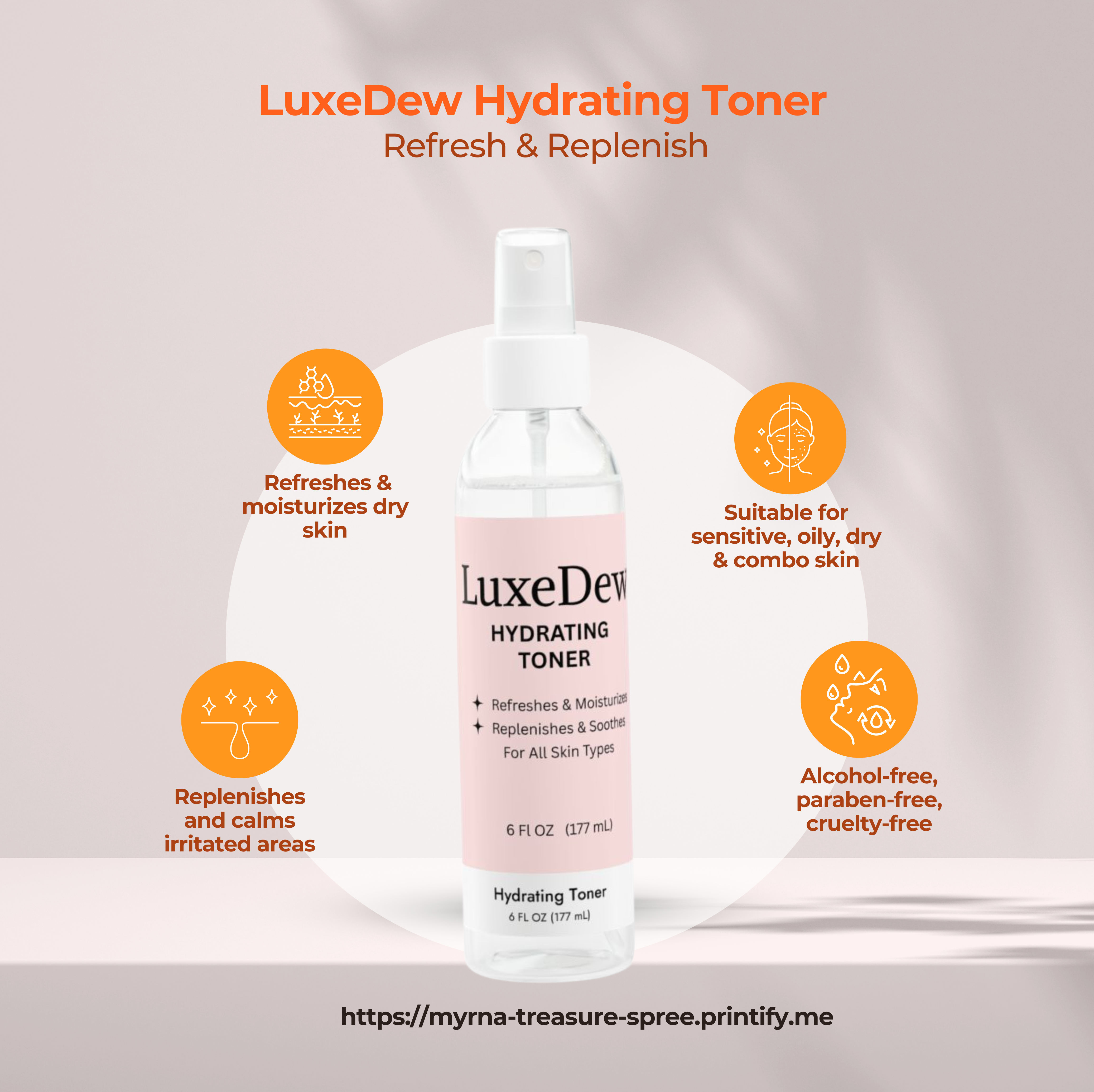 LuxeDew Glow Toner | Hydrating, Calming, & Moisture-Boosting | Gentle for All Skin Types Hydrating Toner, 6oz product thumbnail image LuxeDew Glow Toner | Hydrating, Calming, & Moisture-Boosting | Gentle for All Skin Types Hydrating Toner, 6oz product thumbnail image