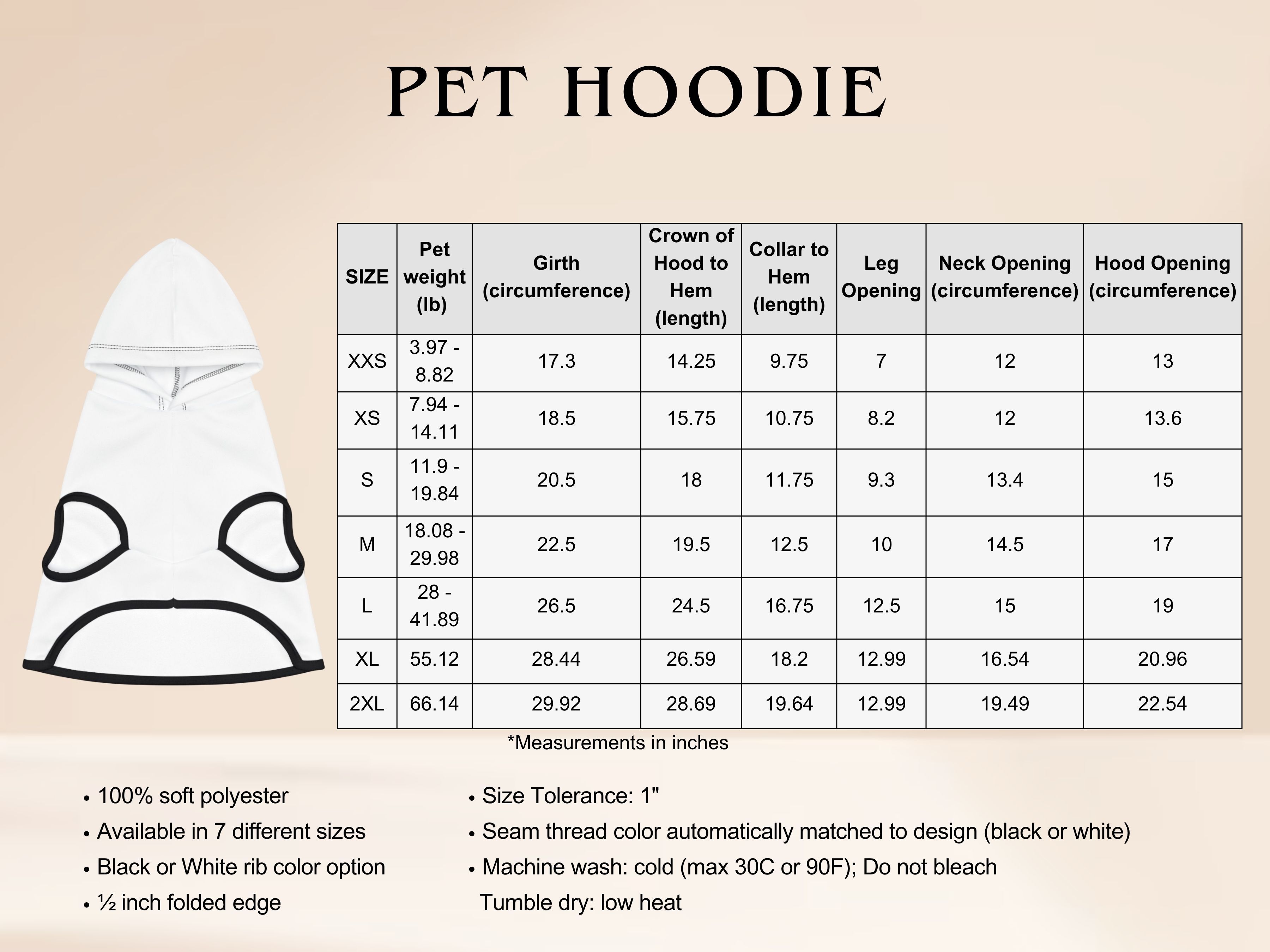 Pawsitive Vibes Only Pet Hoodie product thumbnail image