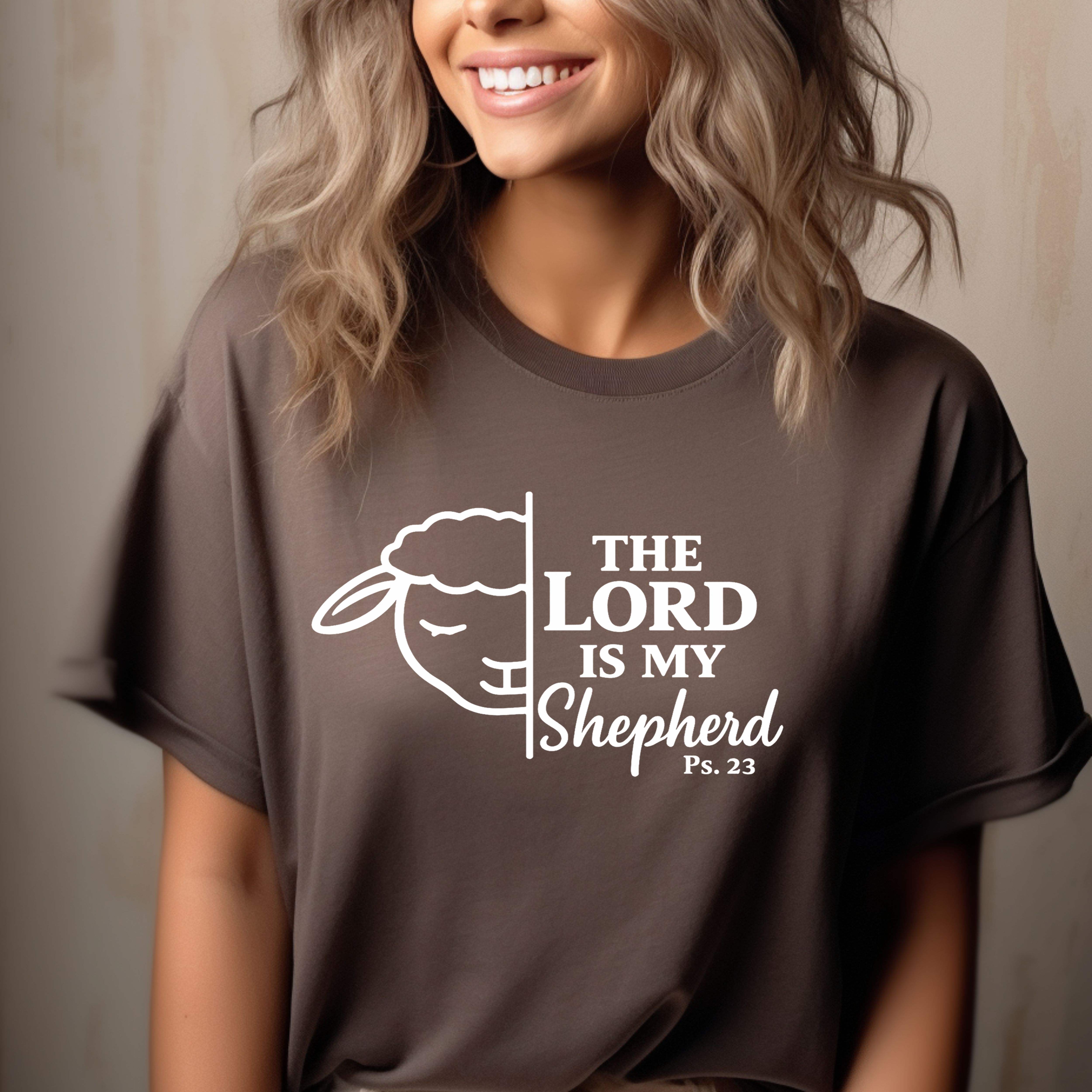 The Lord is my Shepherd - Psalm 23 - Unisex T-shirt product thumbnail image The Lord is my Shepherd - Psalm 23 - Unisex T-shirt product thumbnail image