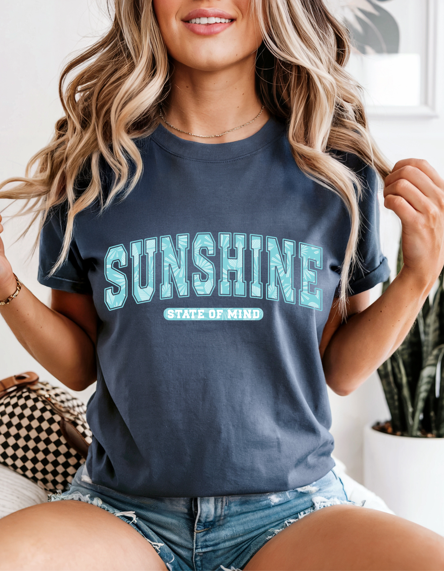 Sunshine State of Mind T-shirt - Casual Summer Tee, Unisex Apparel, Gift for Sunshine Lovers, Beachwear, Everyday Comfort Sunshine State of Mind T-shirt - Casual Summer Tee, Unisex Apparel, Gift for Sunshine Lovers, Beachwear, Everyday Comfort