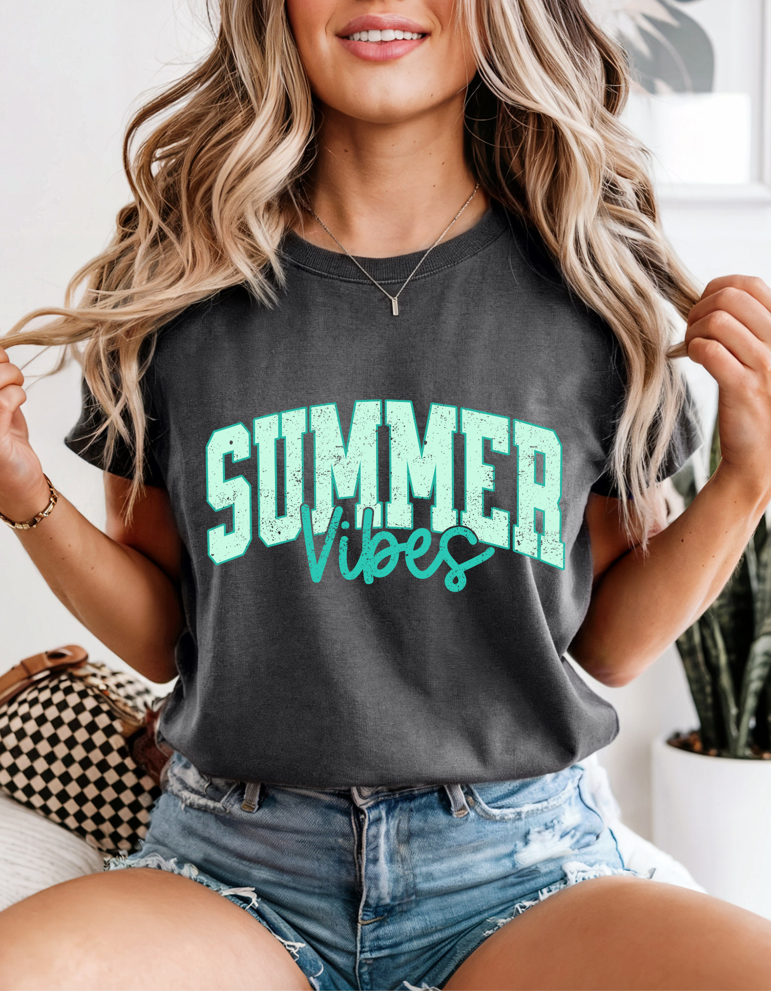 Unisex Summer Vibes T-shirt | Soft Garment-Dyed Tee | Beachwear, Vacation Shirt, Summer Outing, Fun Gift, Casual Style Unisex Summer Vibes T-shirt | Soft Garment-Dyed Tee | Beachwear, Vacation Shirt, Summer Outing, Fun Gift, Casual Style