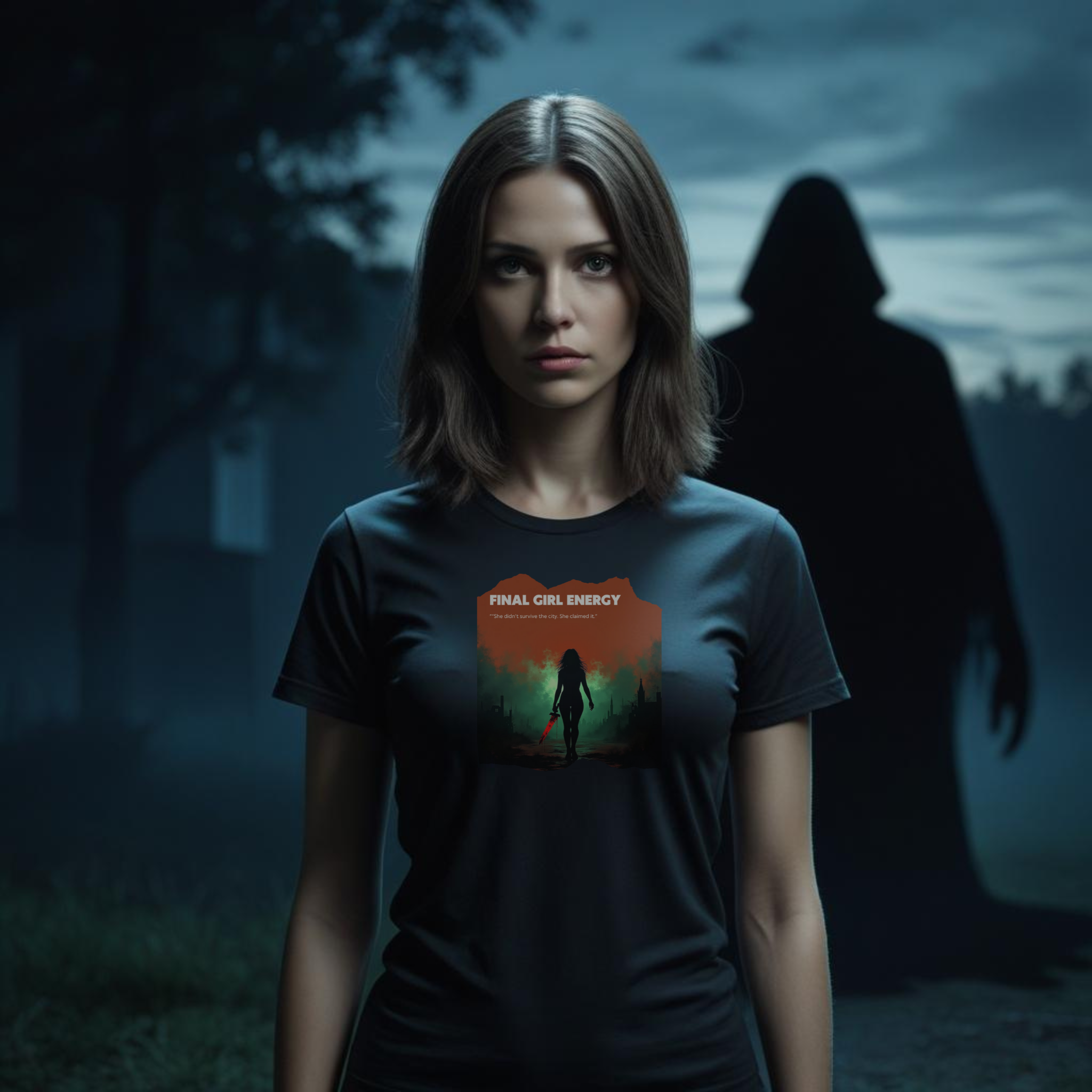 “She didn’t survive the city. She claimed it.” Tee product thumbnail image “She didn’t survive the city. She claimed it.” Tee product thumbnail image