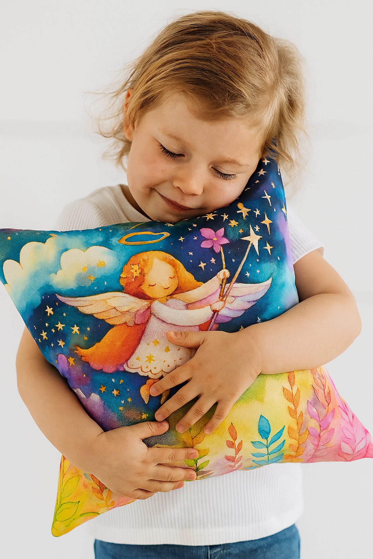 Isadora’s Angel Whispers – Whimsical Angel Pillow for Kids &amp; Nurseries product thumbnail image