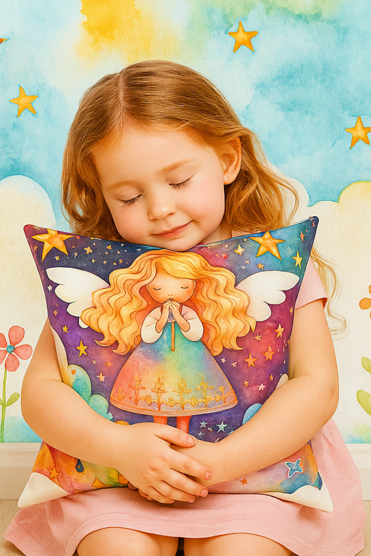 Gabriella’s Guardian Glow – Whimsical Angel Pillow for Kids & Nurseries product thumbnail image Gabriella’s Guardian Glow – Whimsical Angel Pillow for Kids & Nurseries product thumbnail image