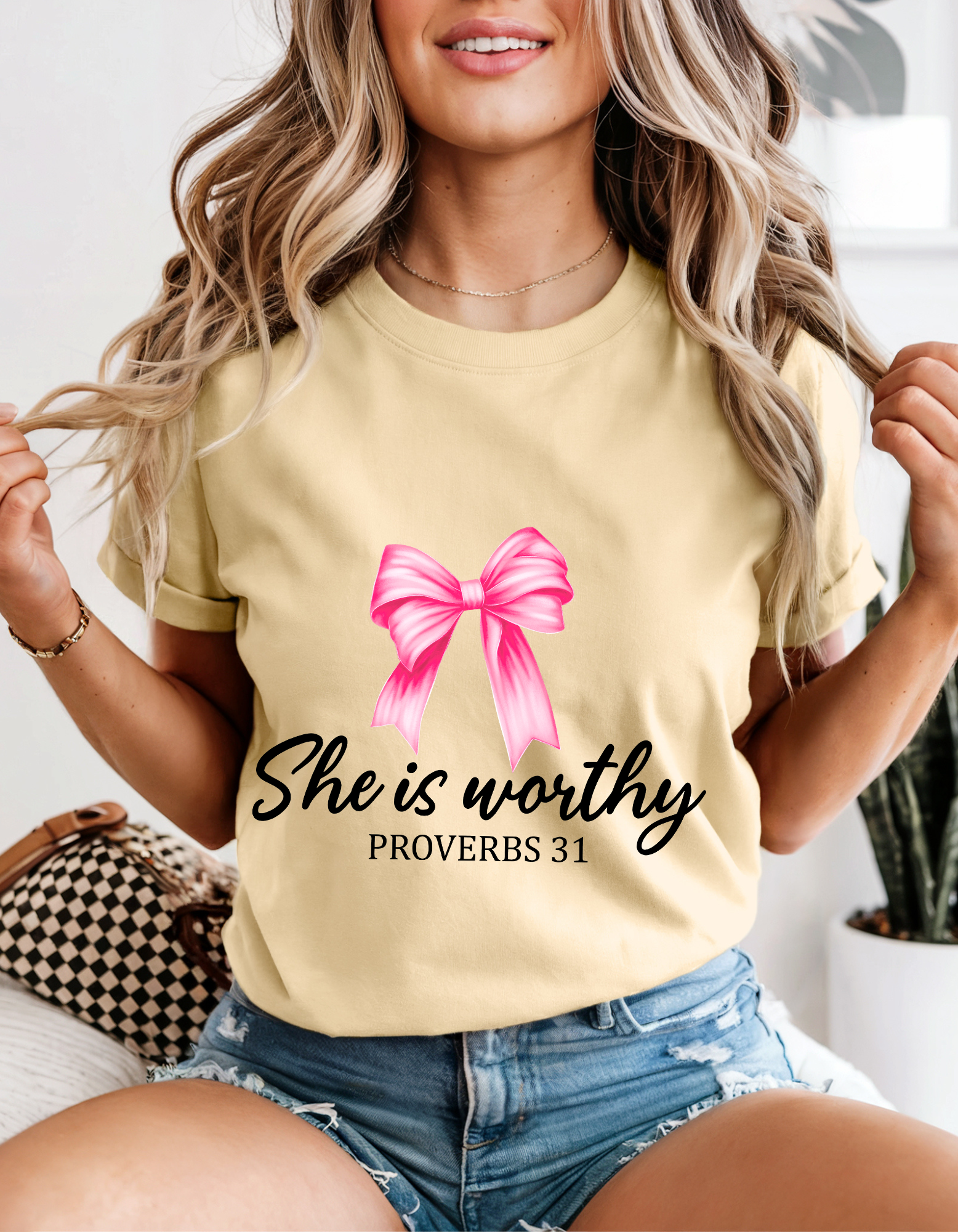 Empowering Proverbs T-Shirt, Inspirational Tee, Breast Cancer Awareness Shirt, Gift for Her, Religious Apparel, Motivational Top