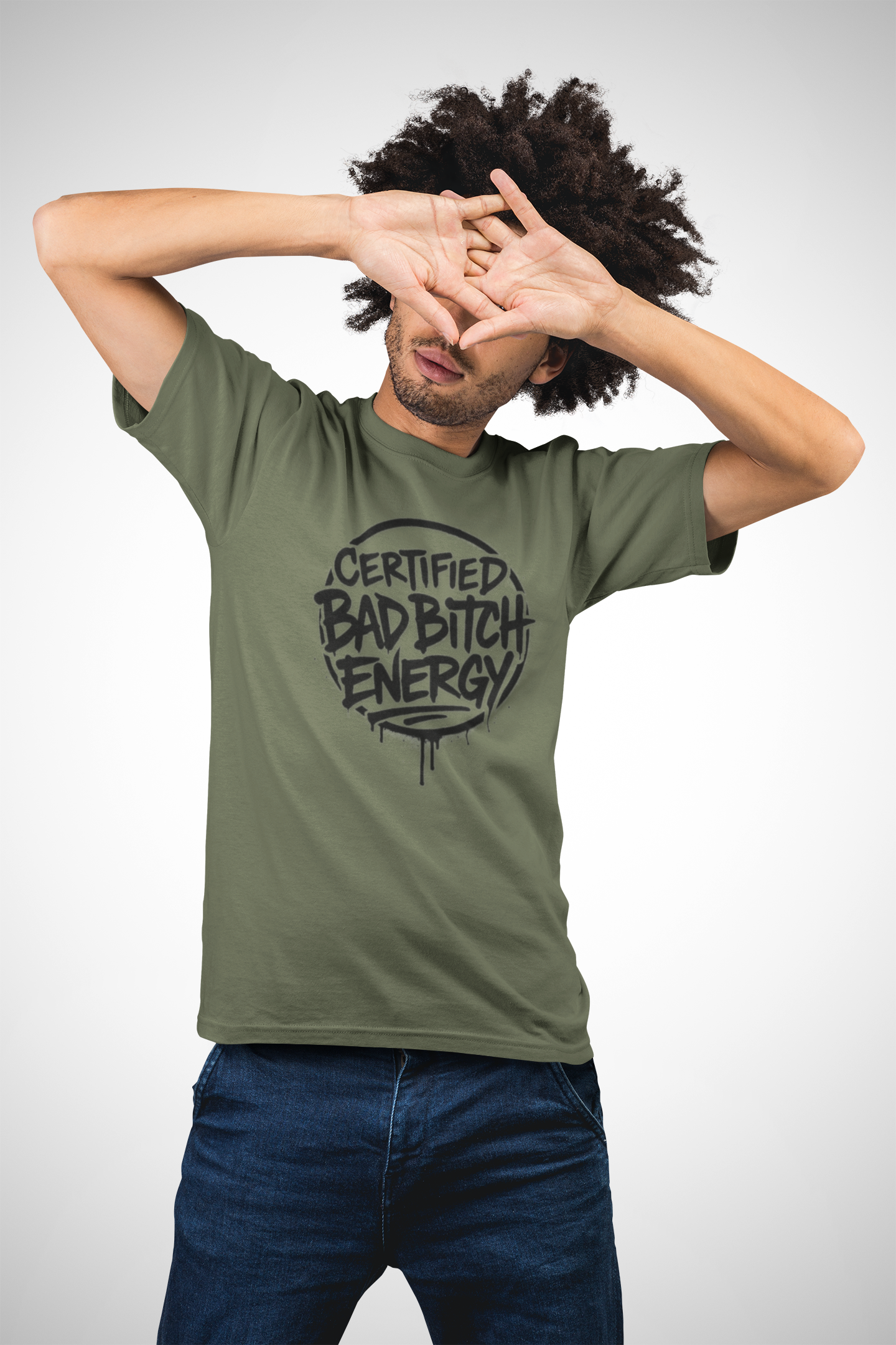 Certified Bad Bitch Energy – Drip Included Unisex T-Shirt product thumbnail image