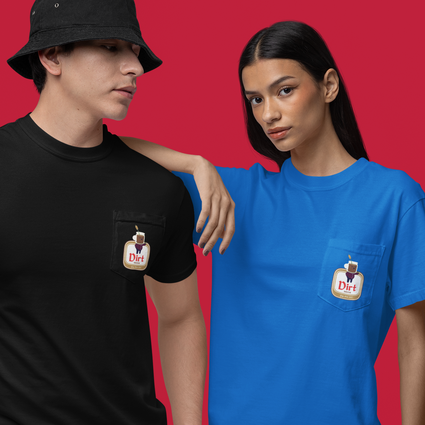 Dirt Beer Pocket Tee product thumbnail image Dirt Beer Pocket Tee product thumbnail image