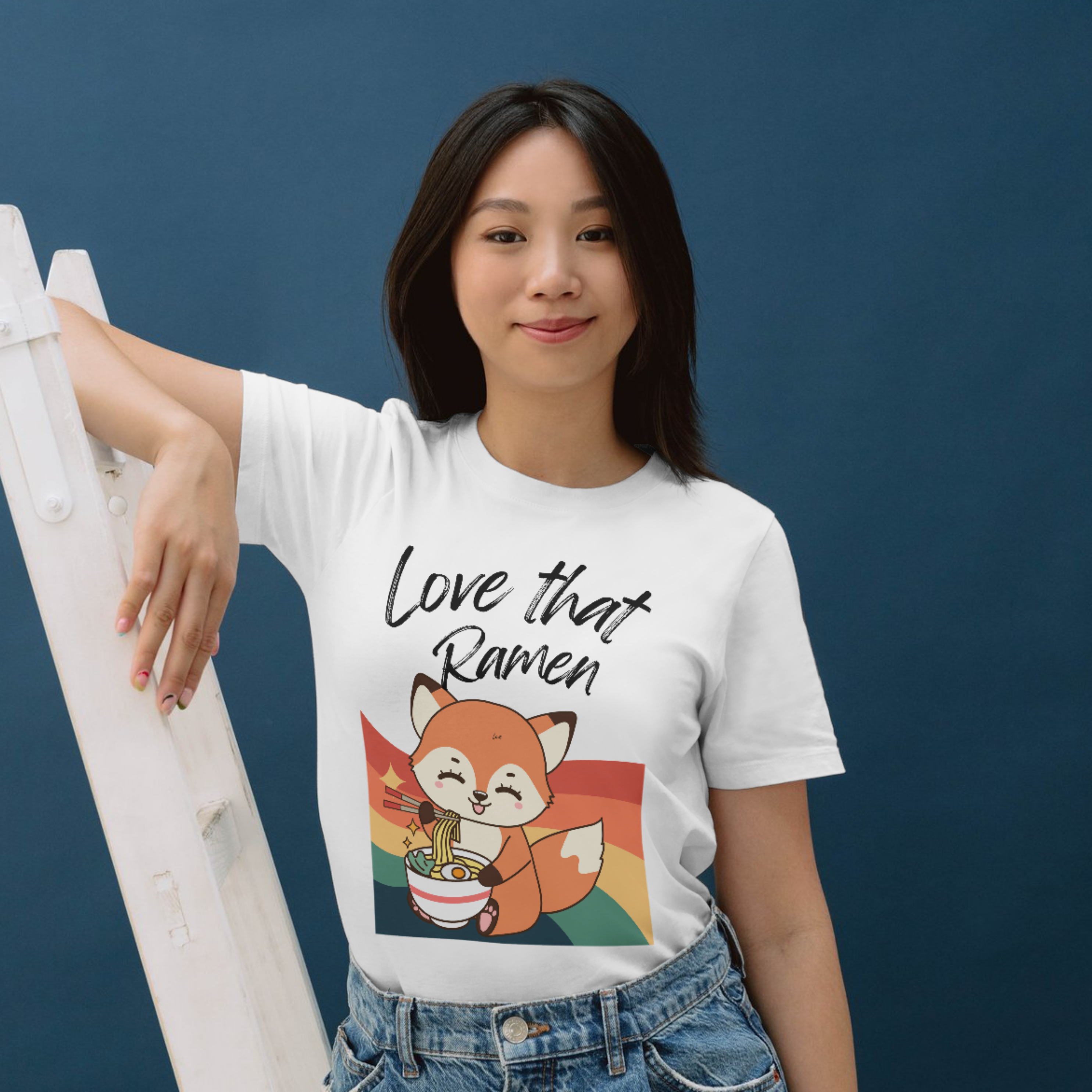 Cute Ramen Lover T-Shirt, Funny Foodie Tee, Unisex Graphic T-Shirt, Gift for Food Lovers, Anime Inspired Shirt, Casual Wear product thumbnail image