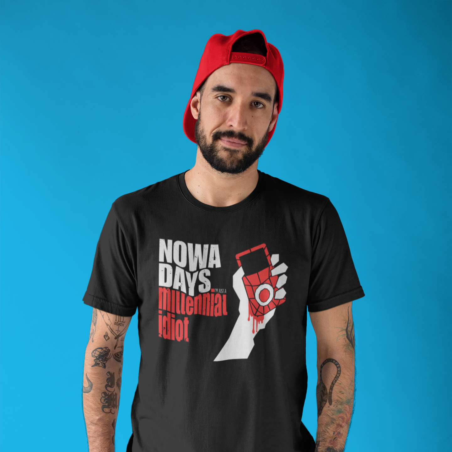 "Millennial Idiot" Funny T-Shirt product thumbnail image "Millennial Idiot" Funny T-Shirt product thumbnail image