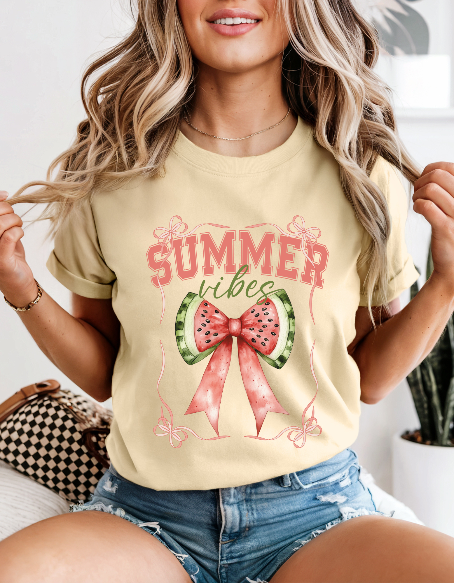 Summer Vibes Watermelon T-Shirt for Fun Days, Unisex Casual Tee, Perfect for Beach, BBQ, Summer Parties, Gifts