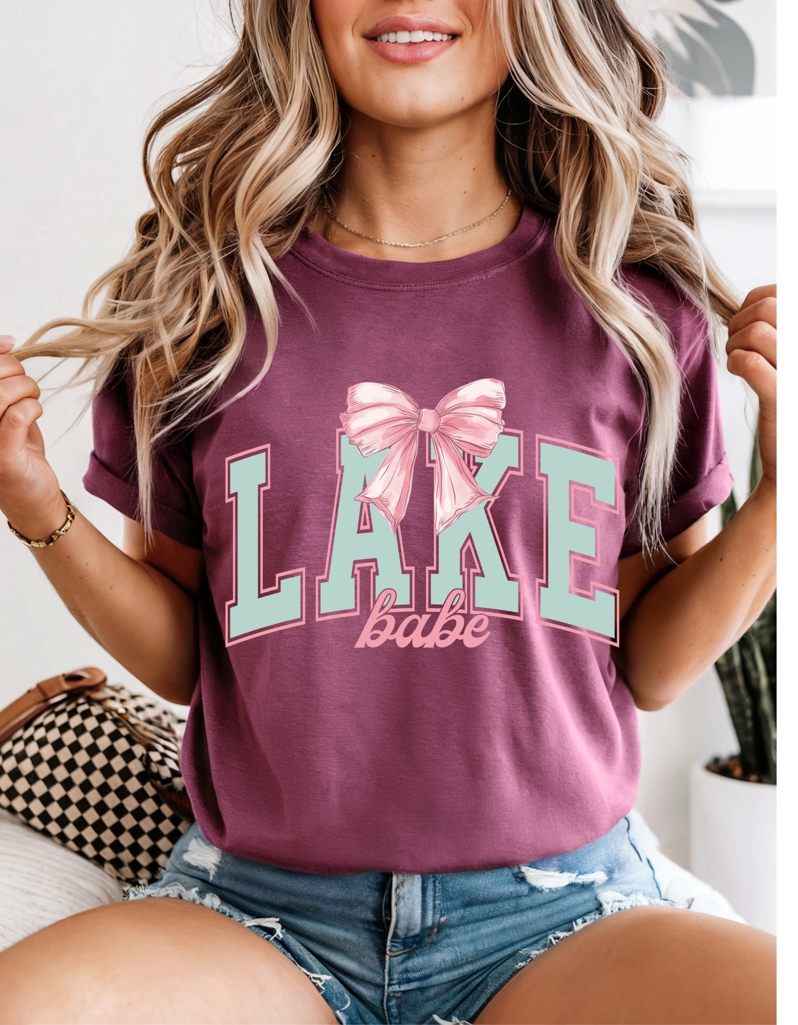 Lake Babe Graphic Tee, Unisex Summer T-Shirt, Cute Lake Outfit, Lake Day Apparel, Gift for Lake Lovers product thumbnail image Lake Babe Graphic Tee, Unisex Summer T-Shirt, Cute Lake Outfit, Lake Day Apparel, Gift for Lake Lovers product thumbnail image
