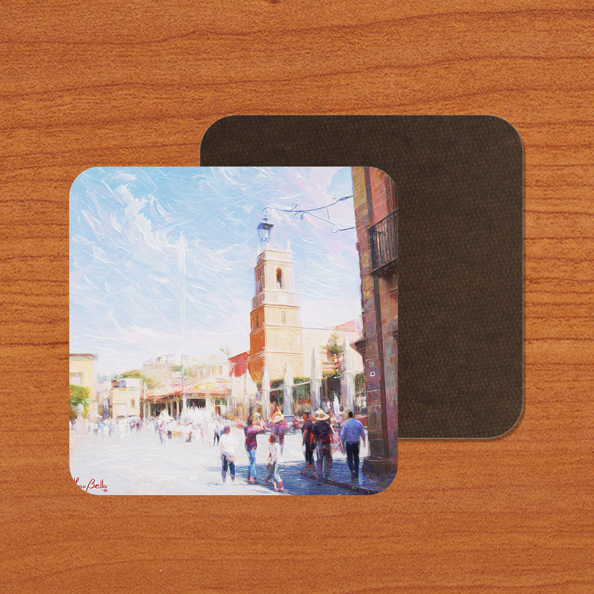 San Miguel de Allende Centro 05 on Artistic House Coaster