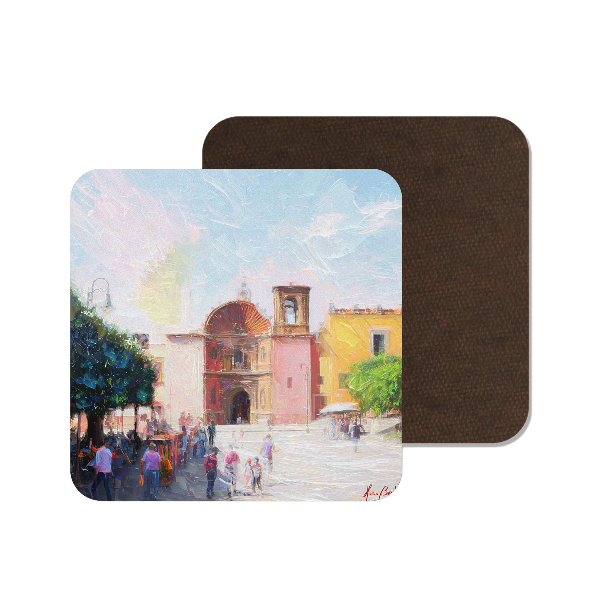 San Miguel de Allende Centro 03 on Artistic House Coaster product thumbnail image