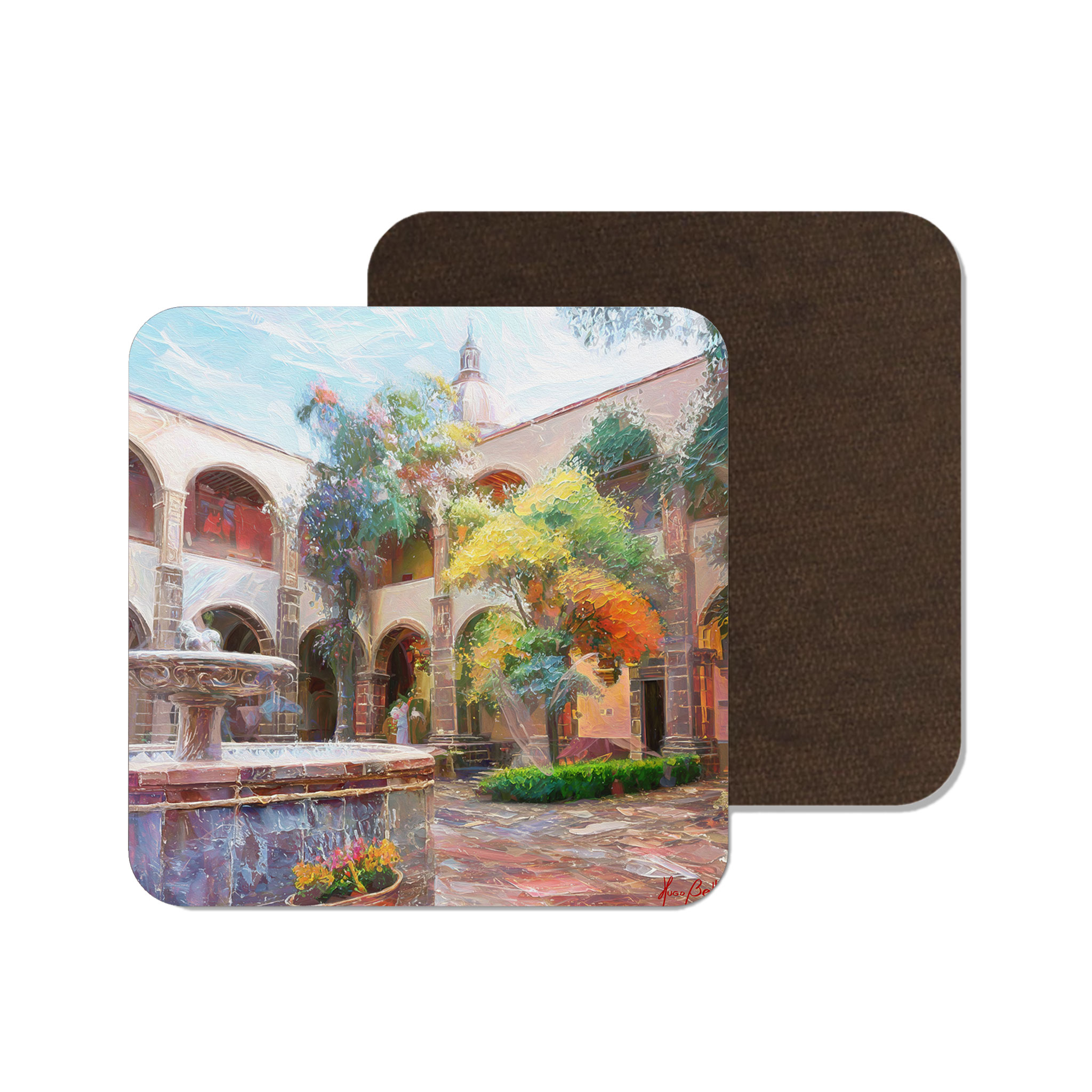 Centro Cultural Ignacio Ramirez 03 on Artistic House Coaster product thumbnail image Centro Cultural Ignacio Ramirez 03 on Artistic House Coaster product thumbnail image