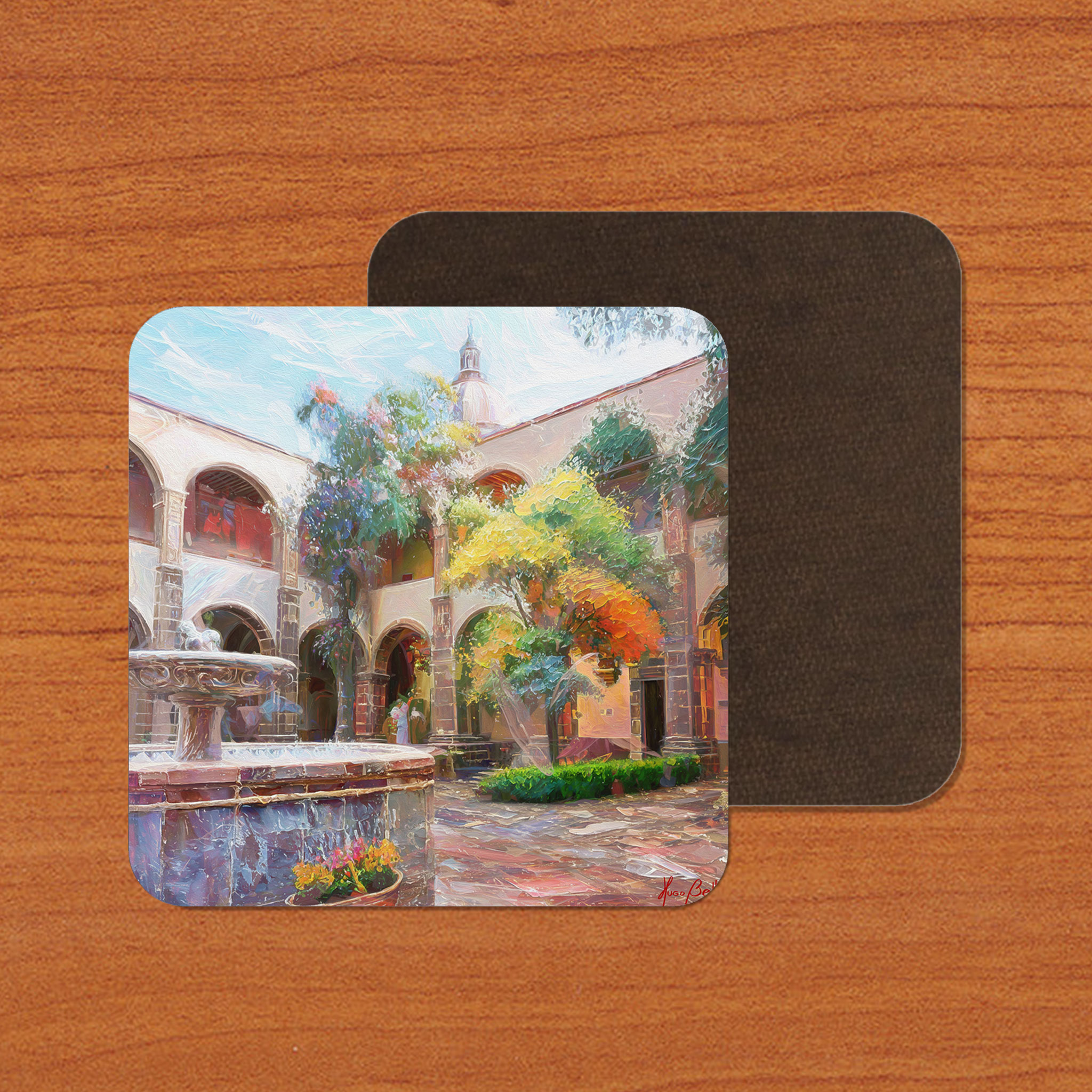 Centro Cultural Ignacio Ramirez 03 on Artistic House Coaster product thumbnail image Centro Cultural Ignacio Ramirez 03 on Artistic House Coaster product thumbnail image