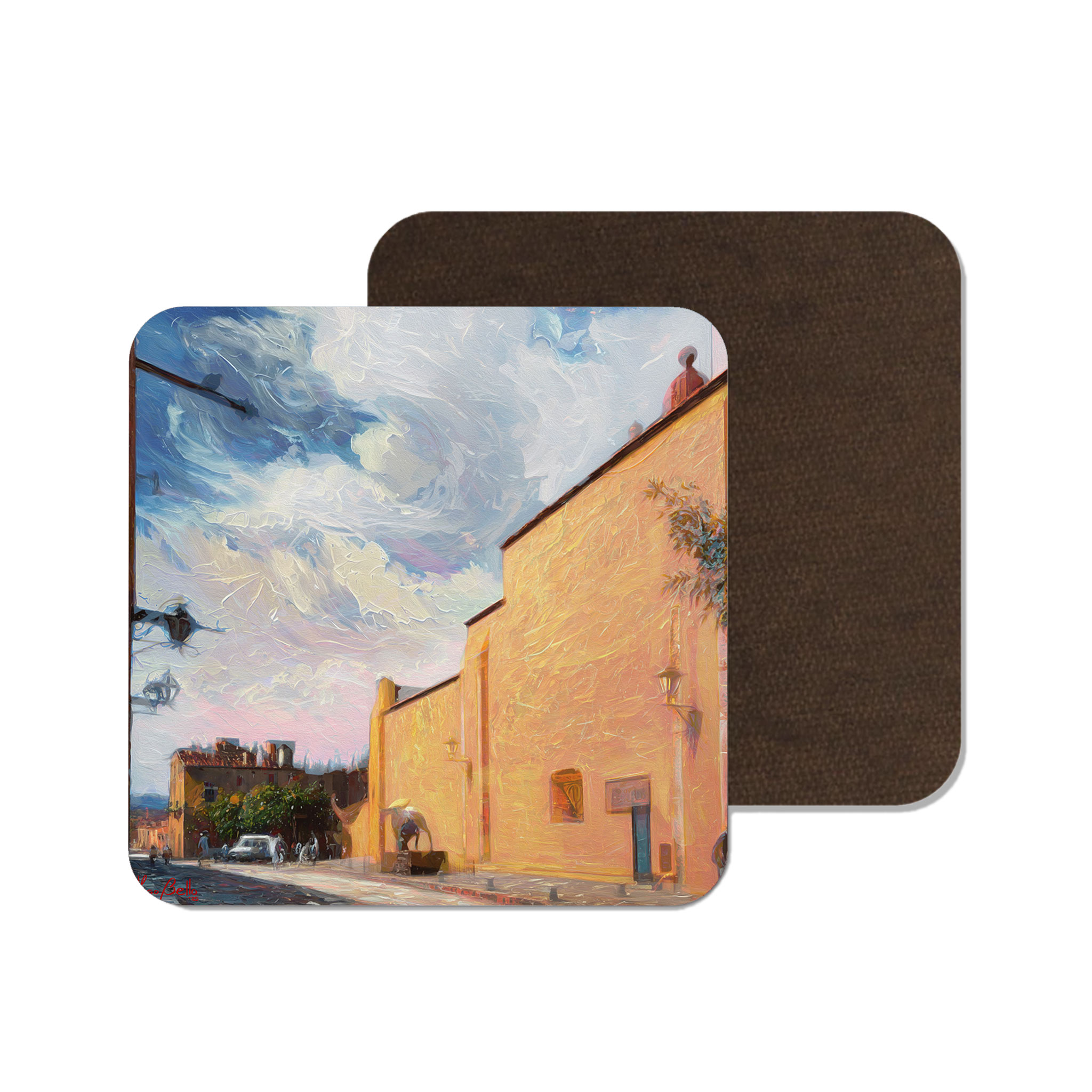 Centro Cultural Ignacio Ramirez 02 on Artistic House Coaster product thumbnail image Centro Cultural Ignacio Ramirez 02 on Artistic House Coaster product thumbnail image