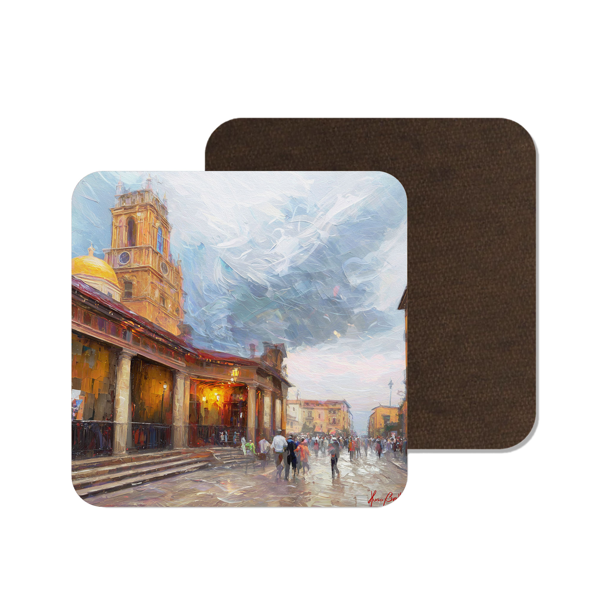 San Miguel de Allende Centro 01 on Artistic House Coaster product thumbnail image San Miguel de Allende Centro 01 on Artistic House Coaster product thumbnail image