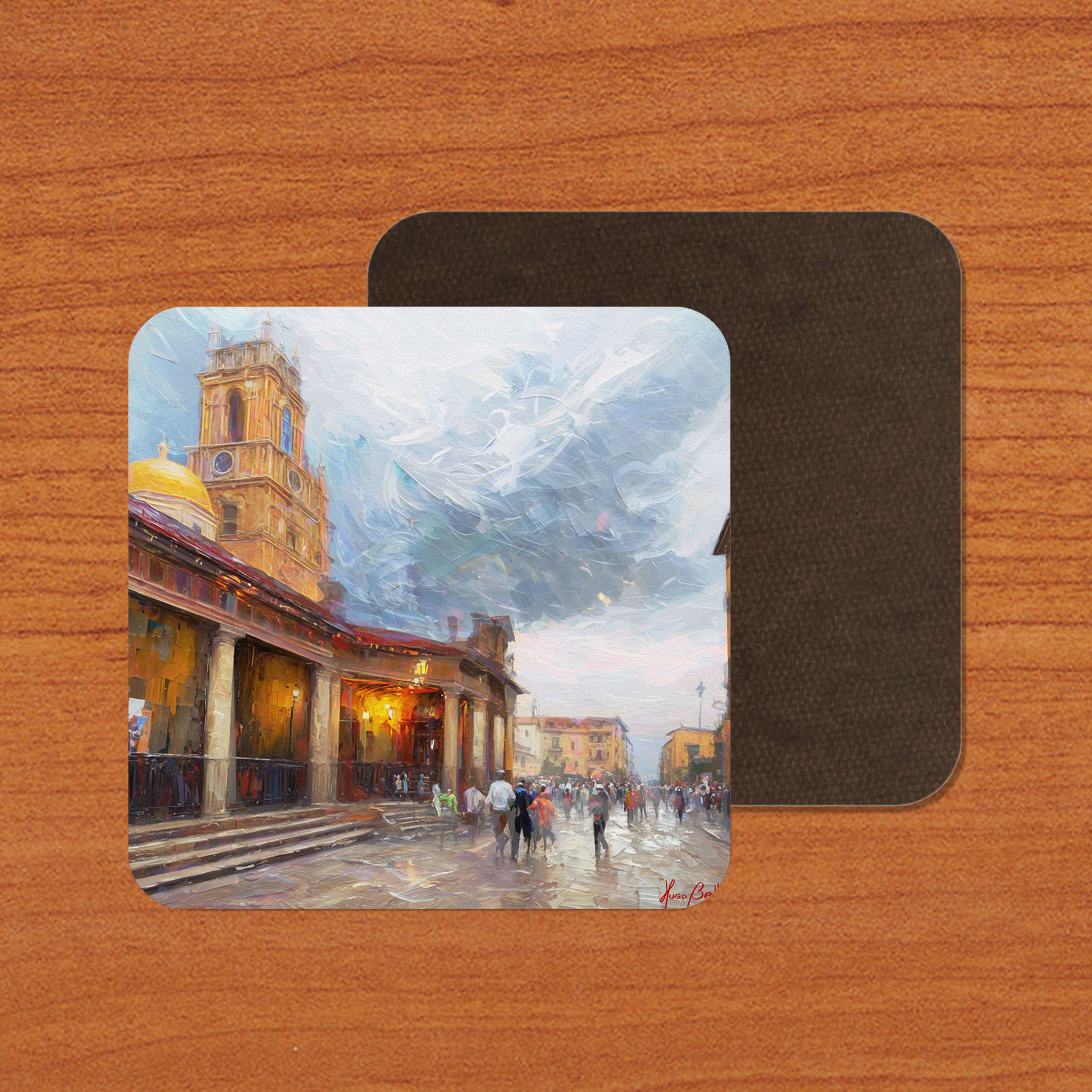 San Miguel de Allende Centro 01 on Artistic House Coaster product thumbnail image