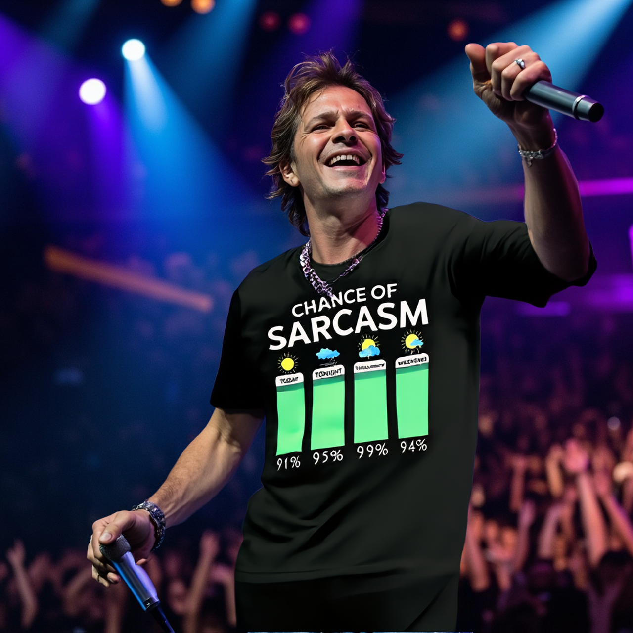 Sarcasm Forecast Tee product thumbnail image