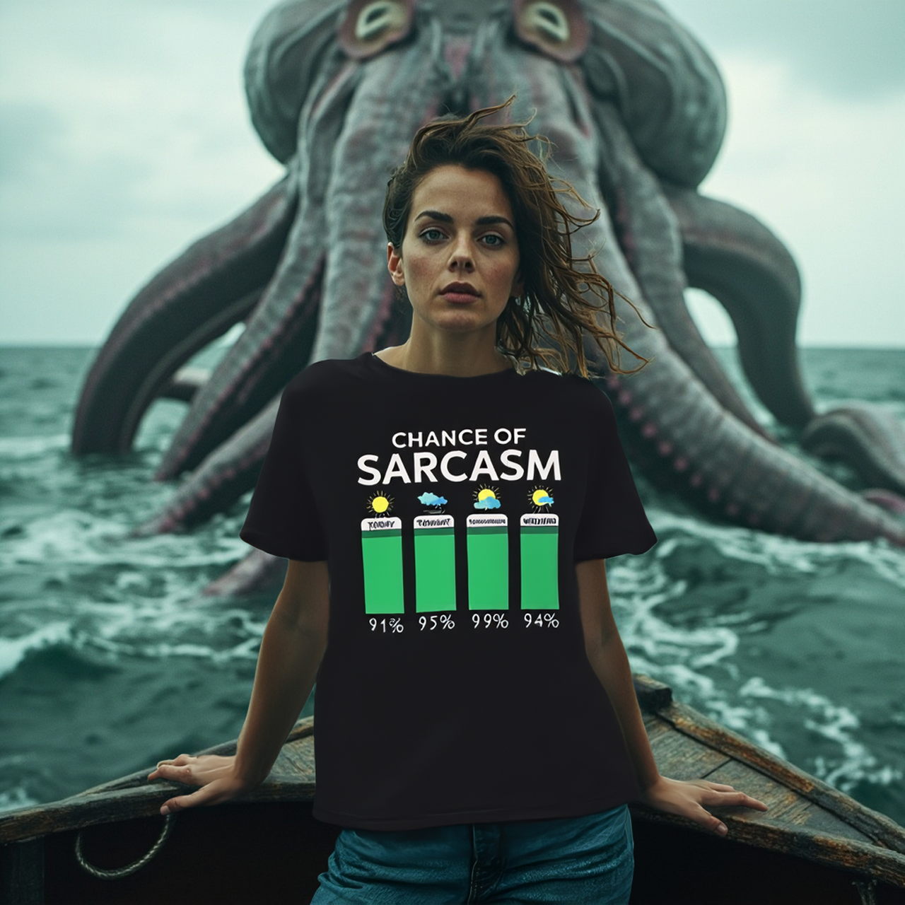 Sarcasm Forecast Tee
