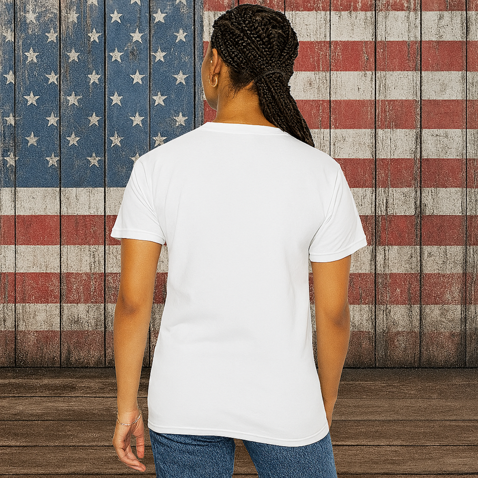 American Patriot T-Shirt, Unisex Cotton Tee, July 4th Outfit, Memorial Day Shirt, USA Pride Apparel product thumbnail image American Patriot T-Shirt, Unisex Cotton Tee, July 4th Outfit, Memorial Day Shirt, USA Pride Apparel product thumbnail image