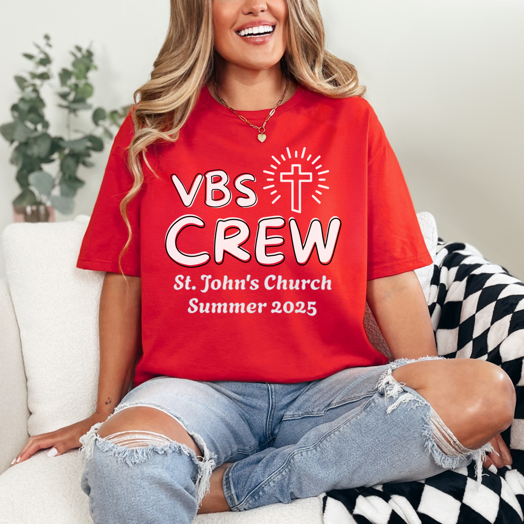 Custom VBS Crew Shirt, Vacation Bible School T-shirt, VBS Unisex Tee, Church VBS Shirts, Personalized Vbs Group Shirts, Church Group Tshirts
