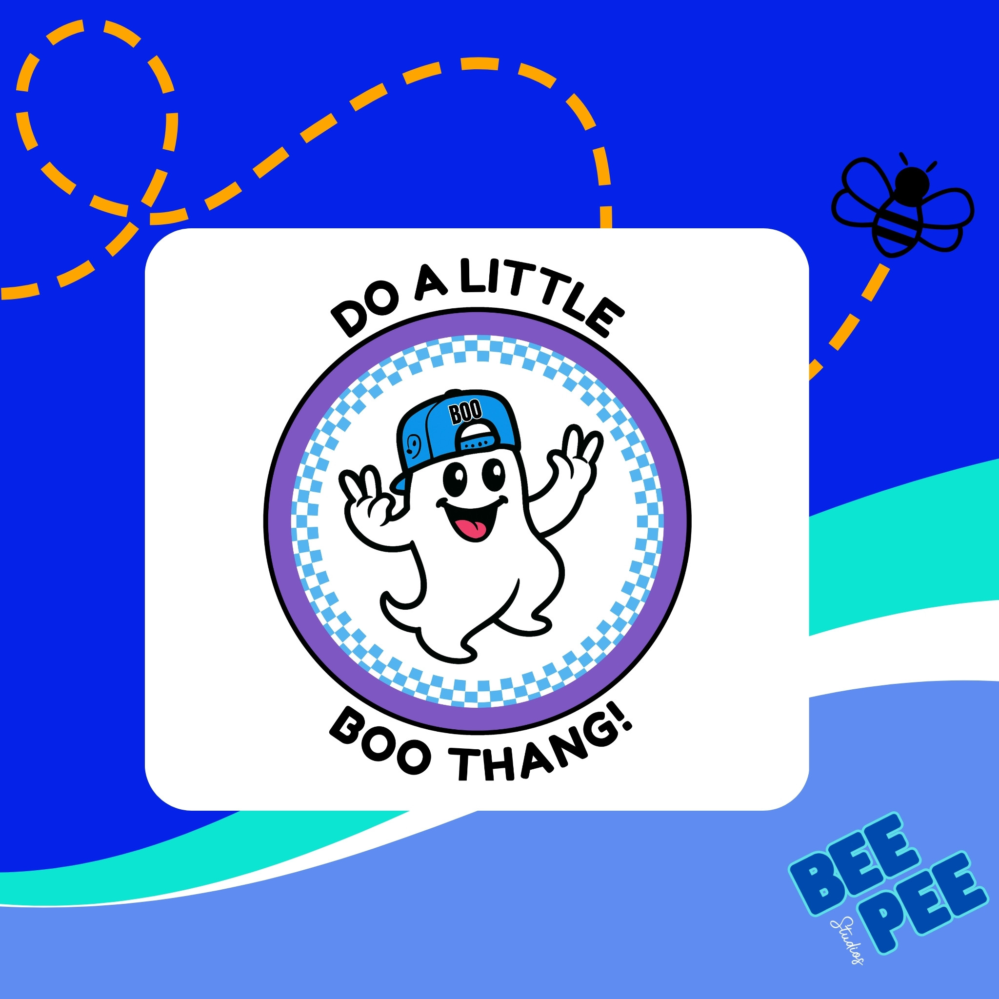 Ghost Graphic Tee Shirt Do a Little Boo Thang Baseball Cap Design product thumbnail image Ghost Graphic Tee Shirt Do a Little Boo Thang Baseball Cap Design product thumbnail image