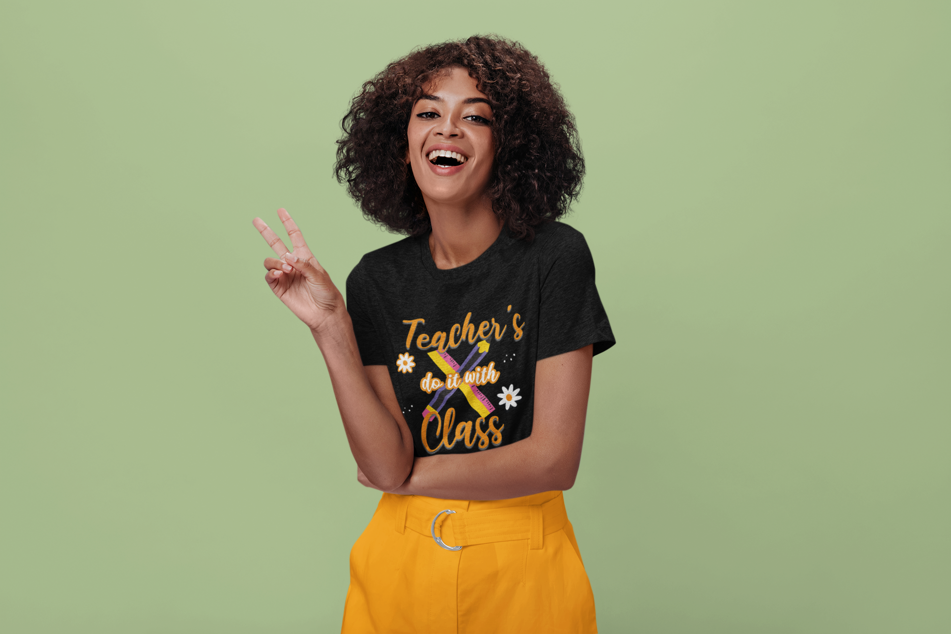 Teacher's do it with Class T-Shirt, Cute Teacher Gift, Teacher Back to School Tee, Teacher Appreciation Day, Teacher Classroom Outfit product thumbnail image