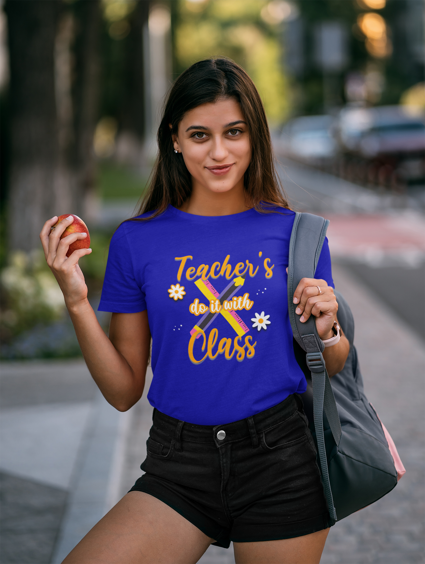 Teacher's do it with Class T-Shirt, Cute Teacher Gift, Teacher Back to School Tee, Teacher Appreciation Day, Teacher Classroom Outfit product thumbnail image
