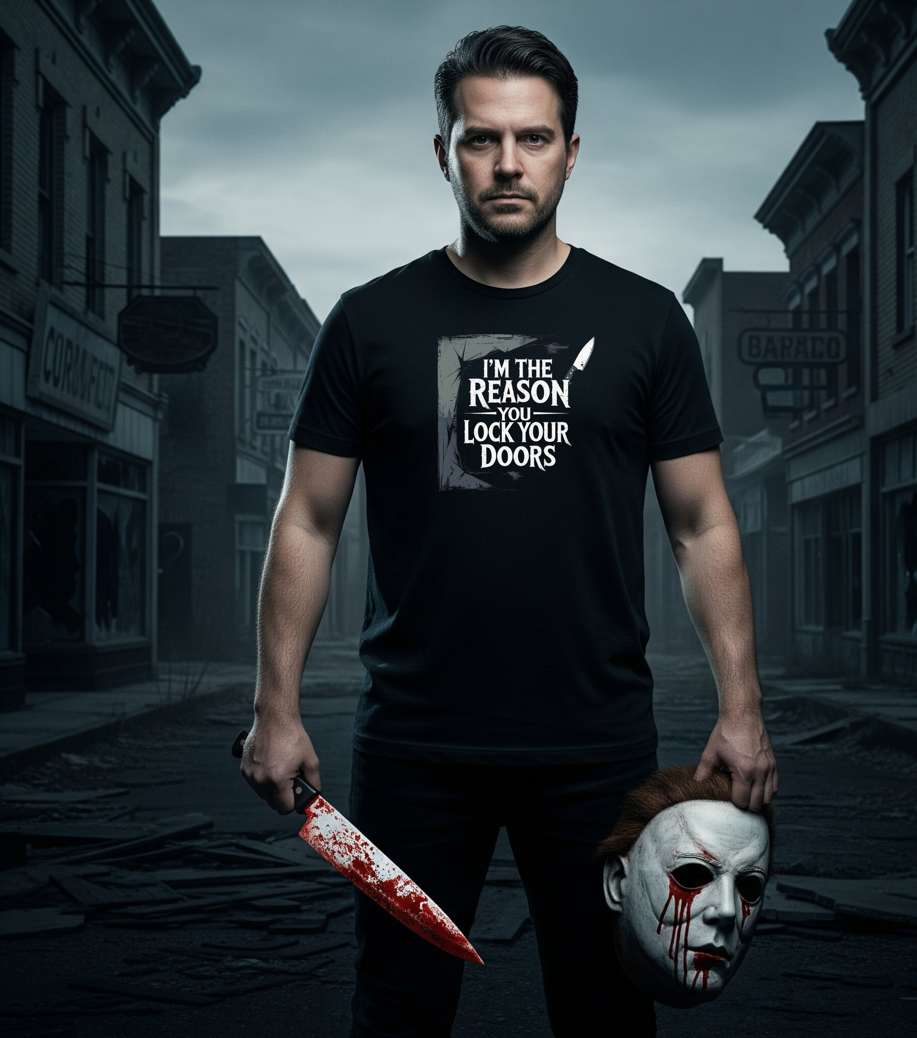 "I’m the Reason You Lock Your Doors" Tee product thumbnail image