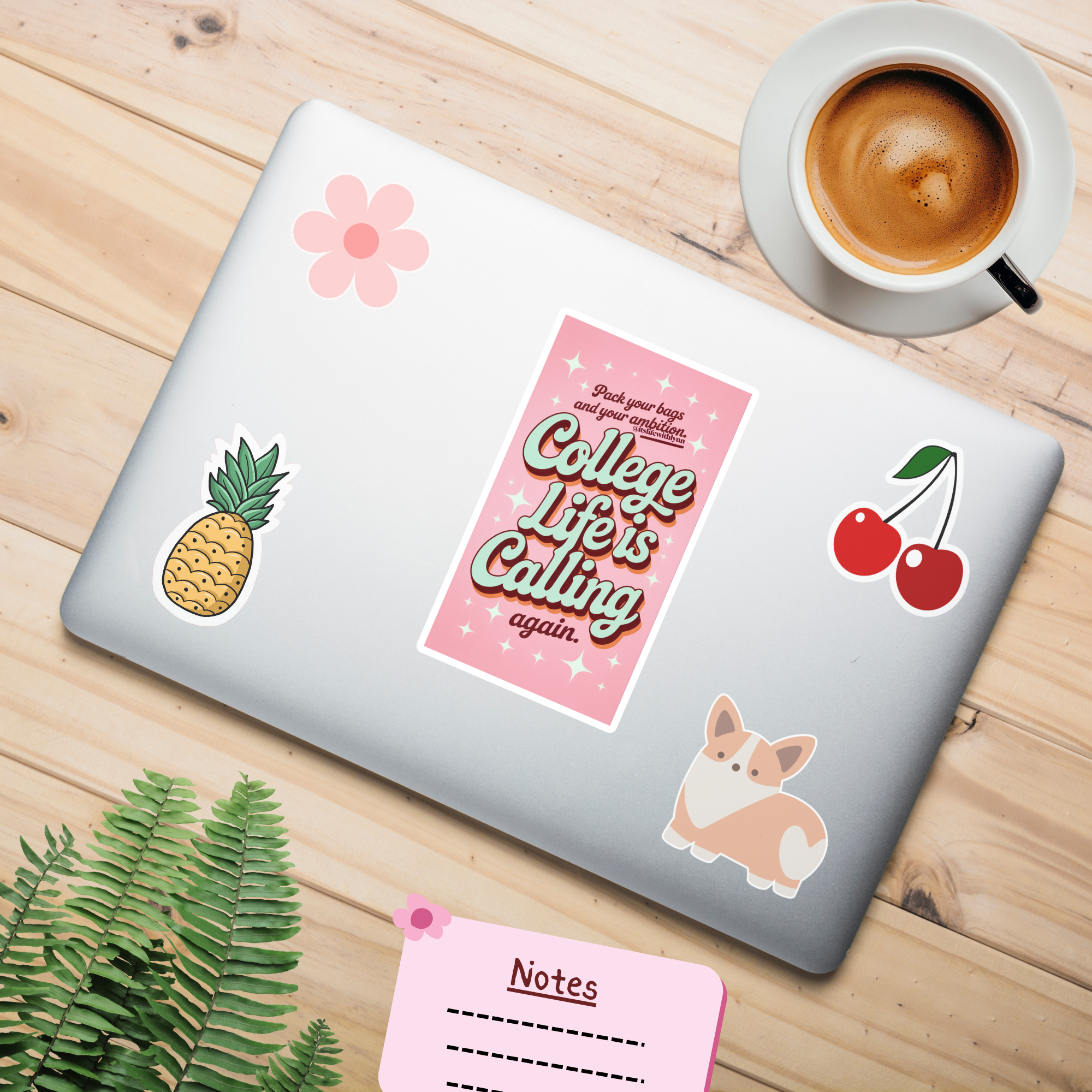 College Life Vinyl Decals, Stylish Stickers for Students, Trendy Dorm Decor, College Essentials, Motivational Wall Art College Life Vinyl Decals, Stylish Stickers for Students, Trendy Dorm Decor, College Essentials, Motivational Wall Art