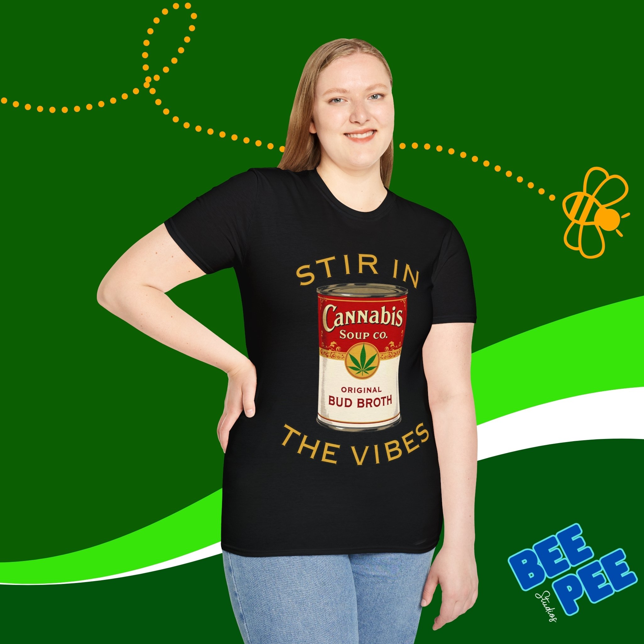 Funny Cannabis Soup Unisex T-Shirt product thumbnail image