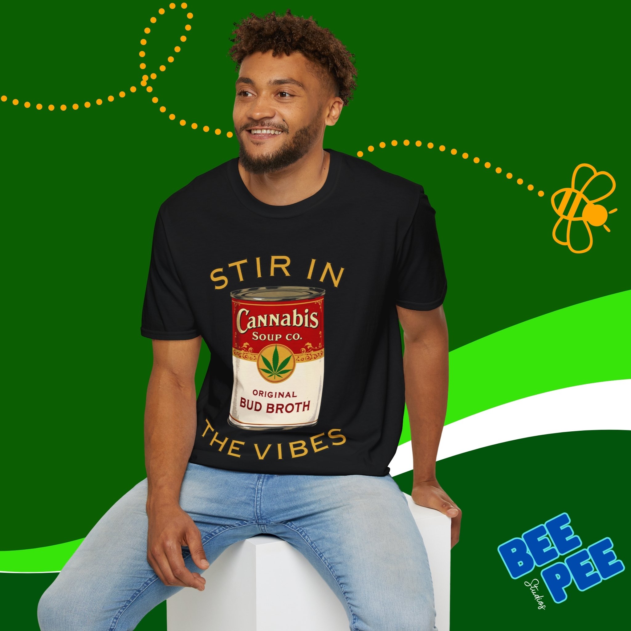 Funny Cannabis Soup Unisex T-Shirt product thumbnail image