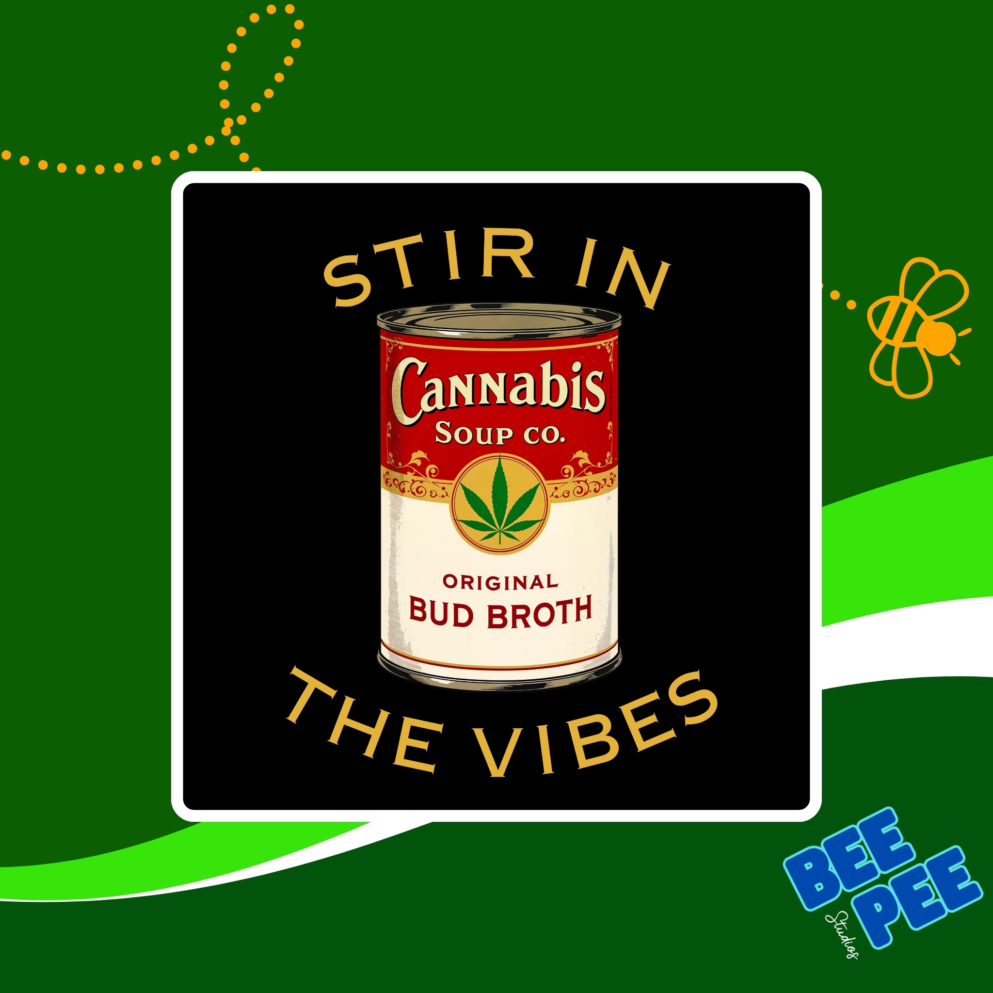 Funny Cannabis Soup Unisex T-Shirt product thumbnail image