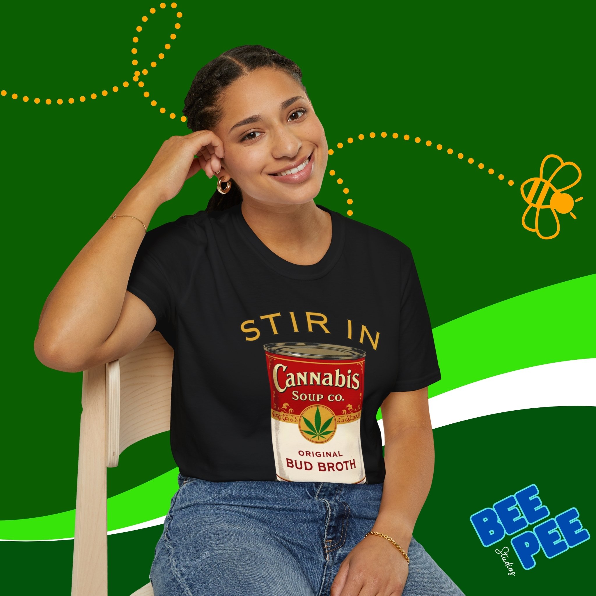 Funny Cannabis Soup Unisex T-Shirt product thumbnail image