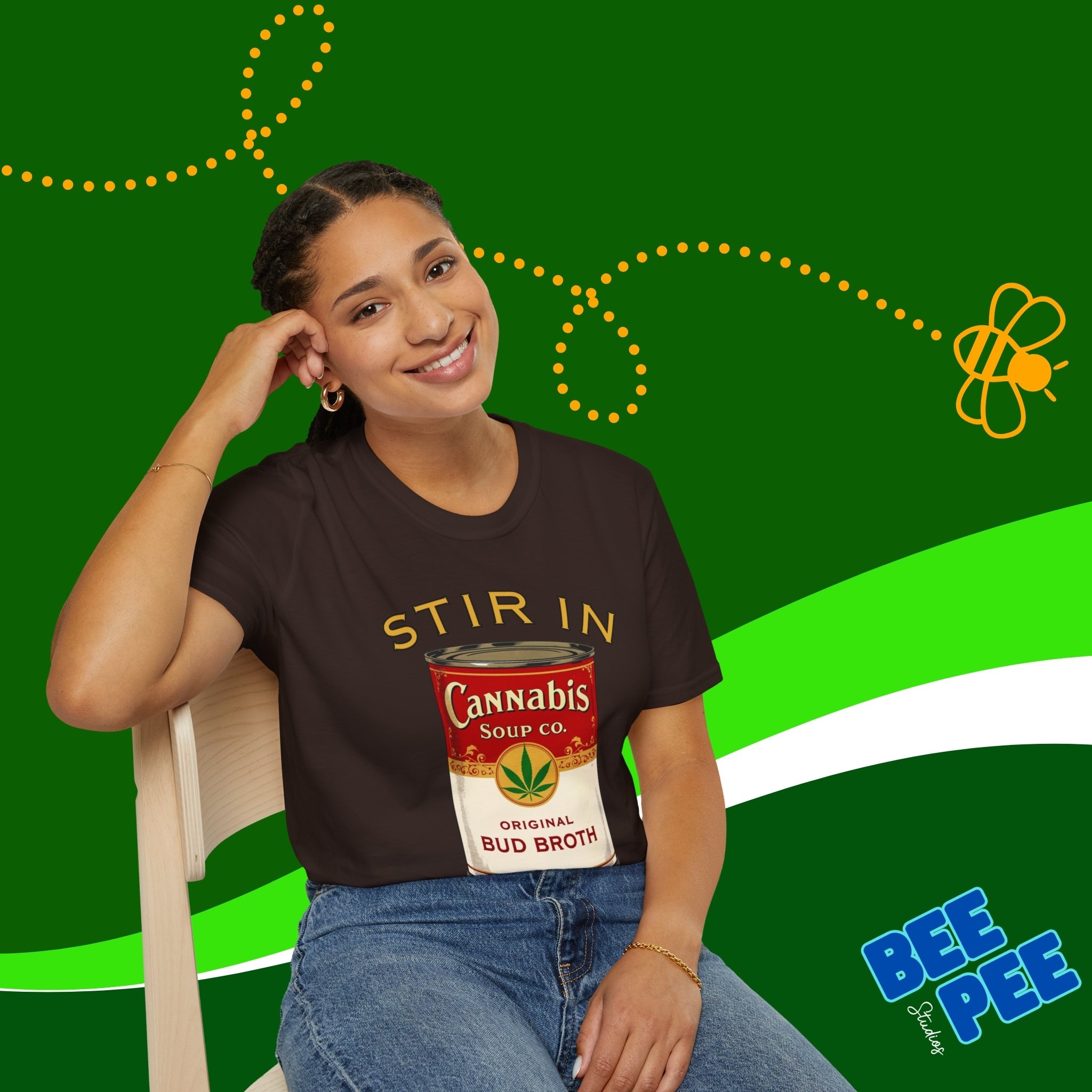 Funny Cannabis Soup Unisex T-Shirt product thumbnail image