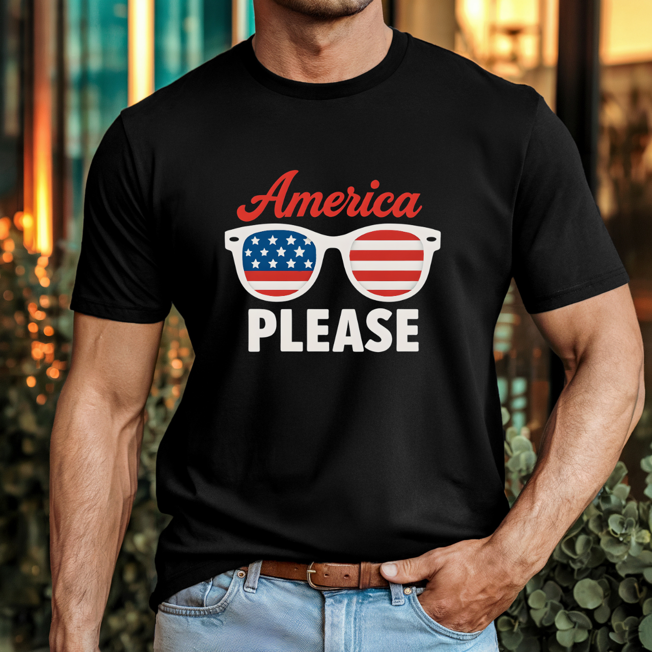 Patriotic Graphic T-Shirt | Unisex Softstyle Tee, Independence Day Shirt, Summer BBQ Outfit, American Pride Apparel, Fun Family [...] product thumbnail image