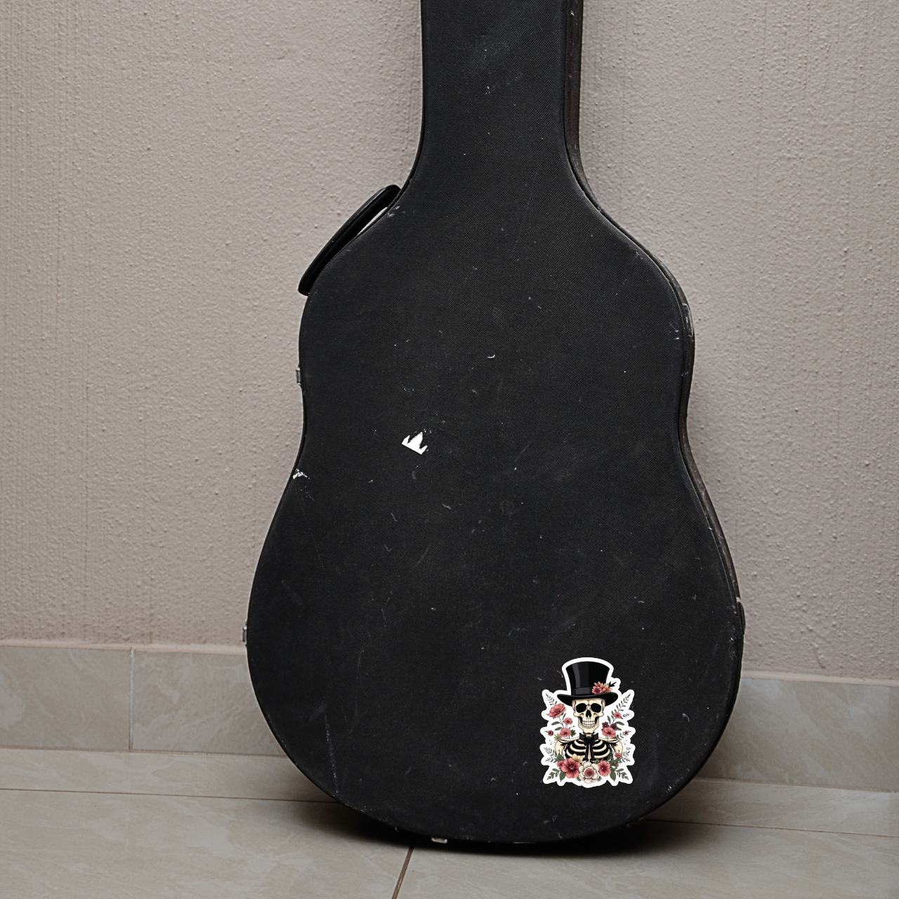 Victorian Gothic Skeleton Kiss-Cut Stickers product thumbnail image