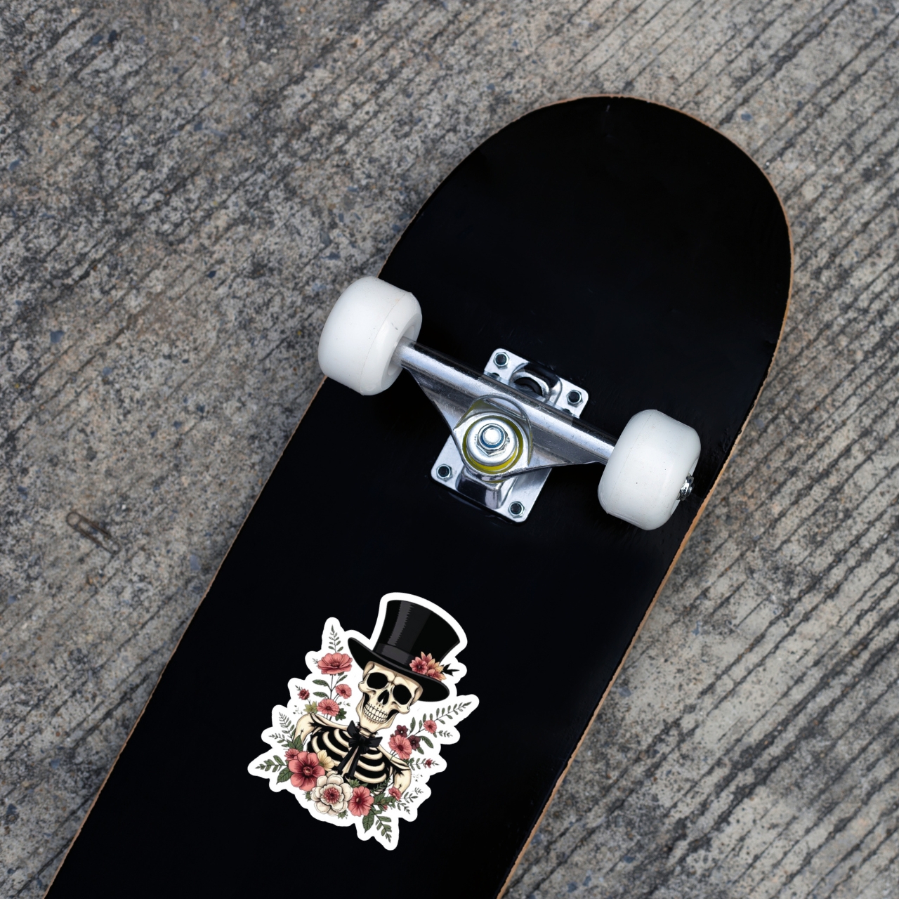 Victorian Gothic Skeleton Kiss-Cut Stickers product thumbnail image