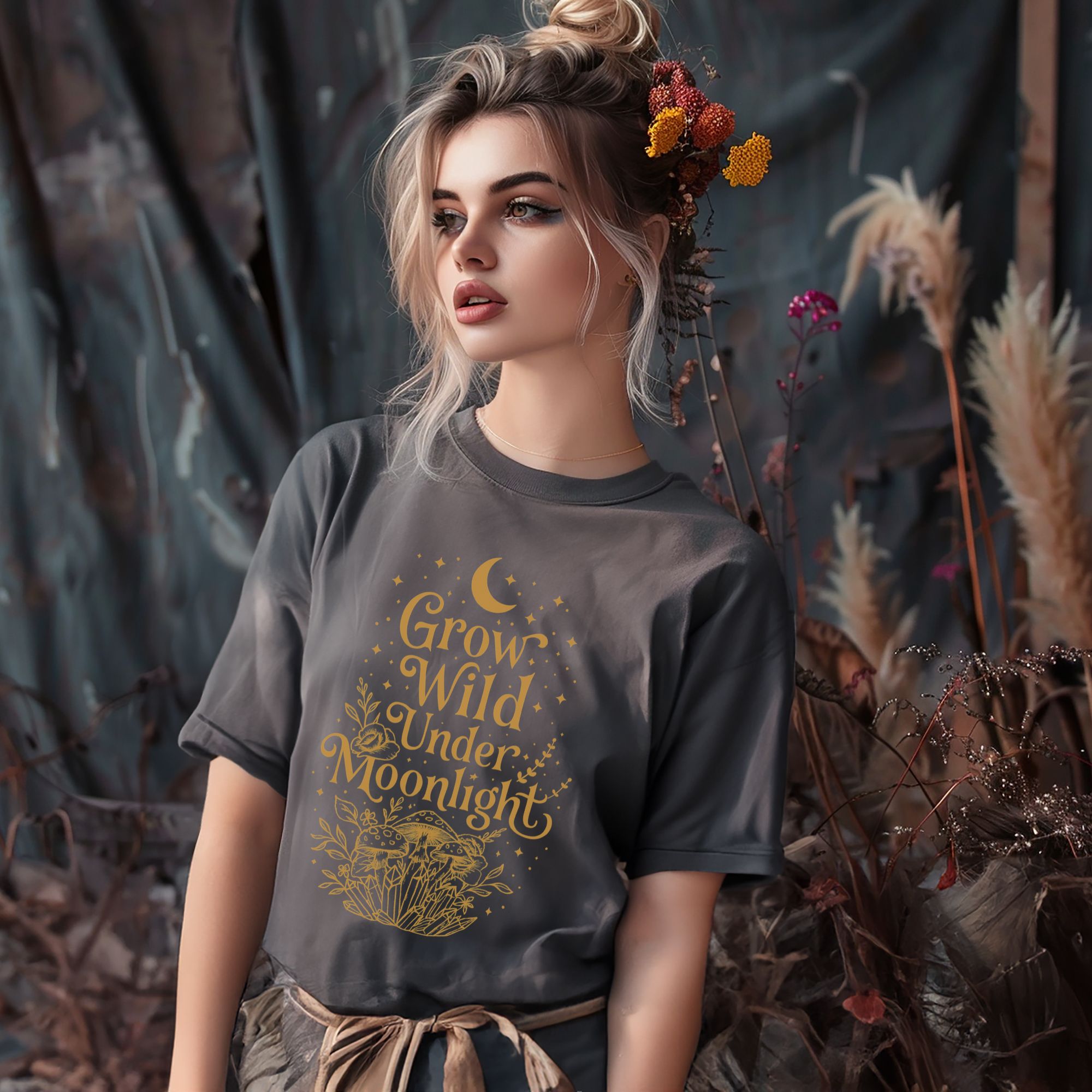 Moonlight Floral T-Shirt product thumbnail image