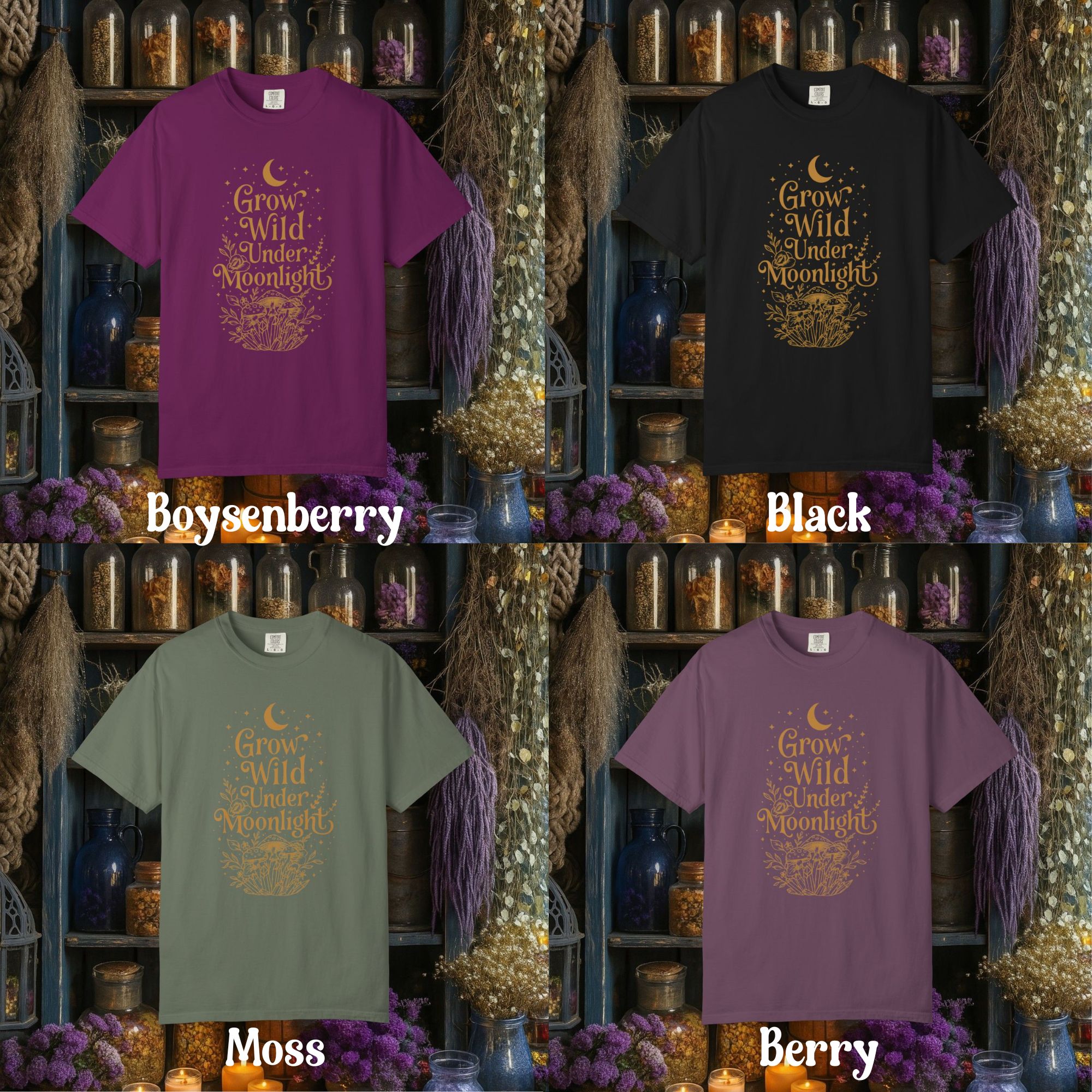 Moonlight Floral T-Shirt product thumbnail image