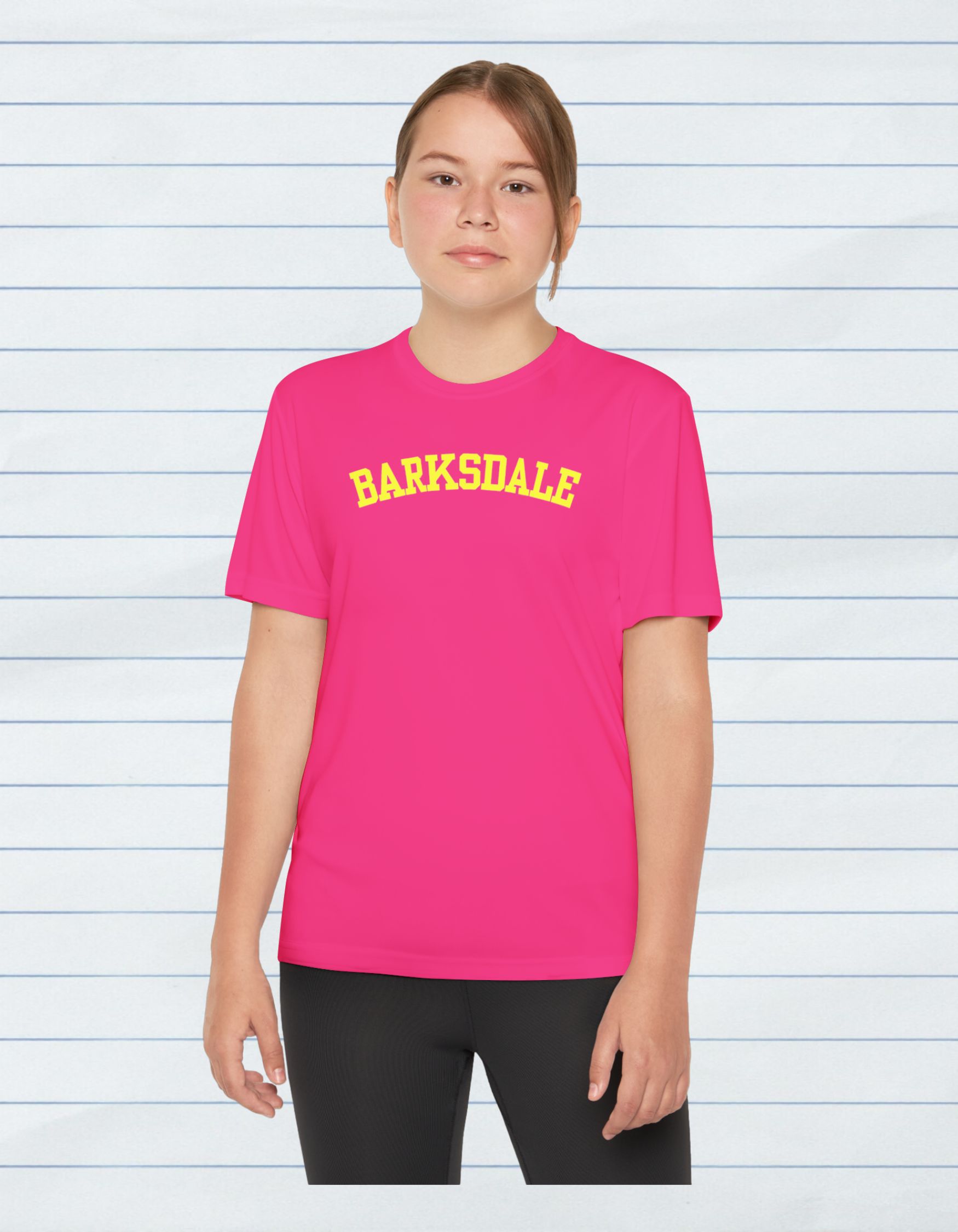 Neon Barksdale SporTek Shirt - Youth Competitor Tee 