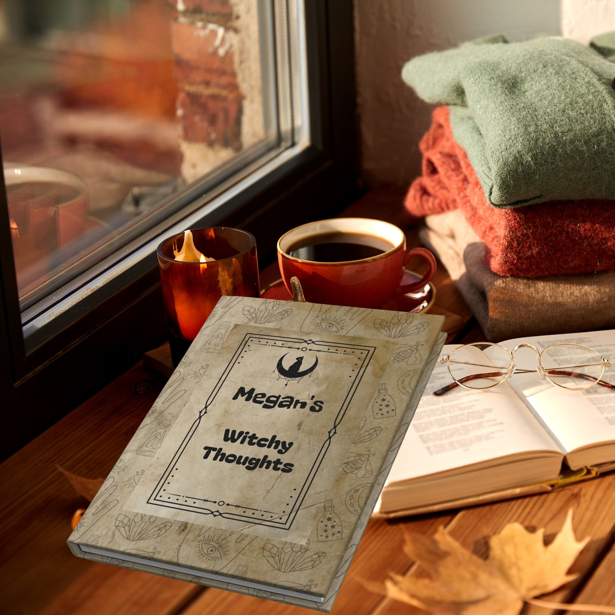 Personalized Witchy Thoughts Journal product thumbnail image Personalized Witchy Thoughts Journal product thumbnail image
